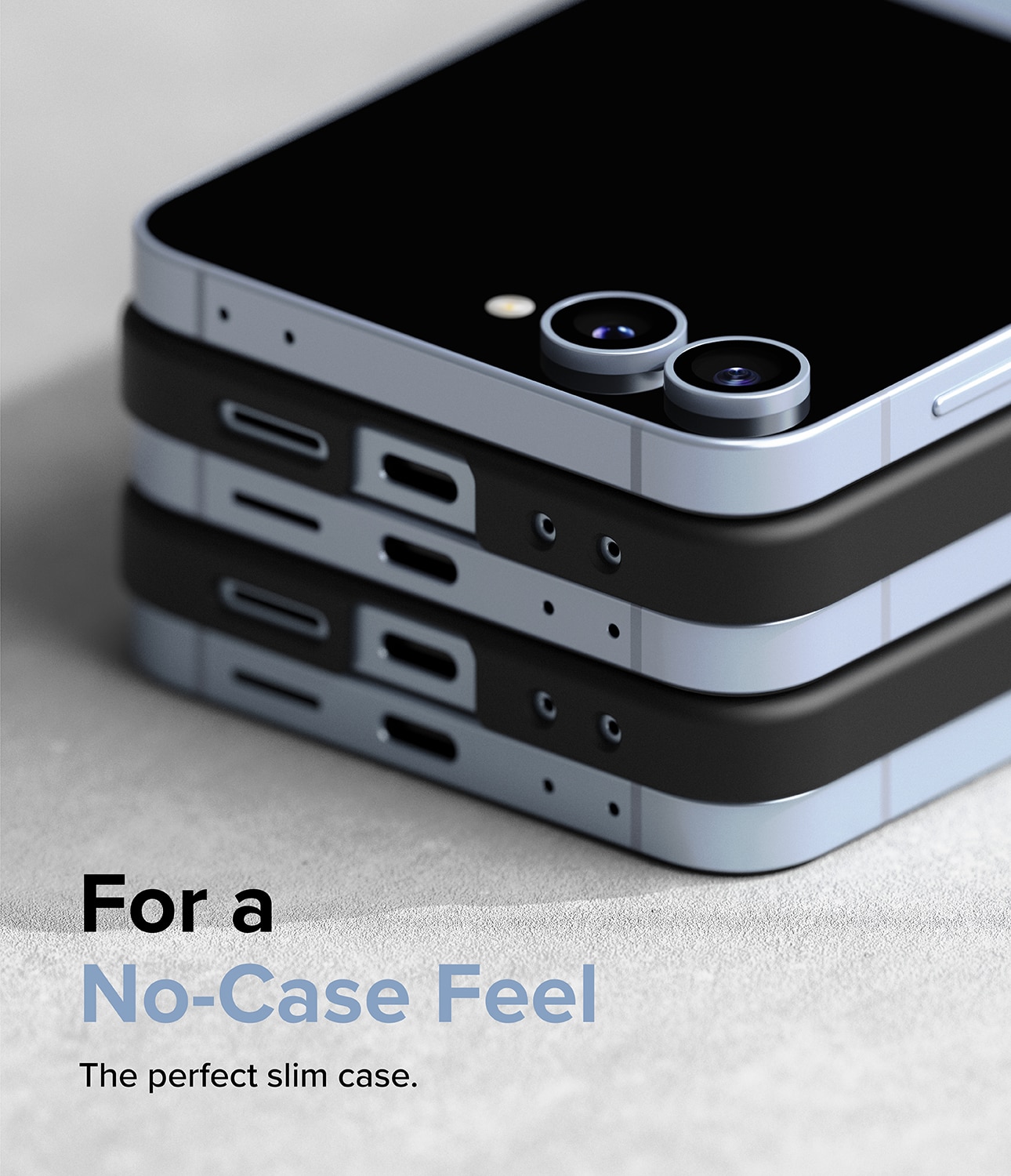 Coque Slim Magnetic Samsung Galaxy Z Flip 6, Black