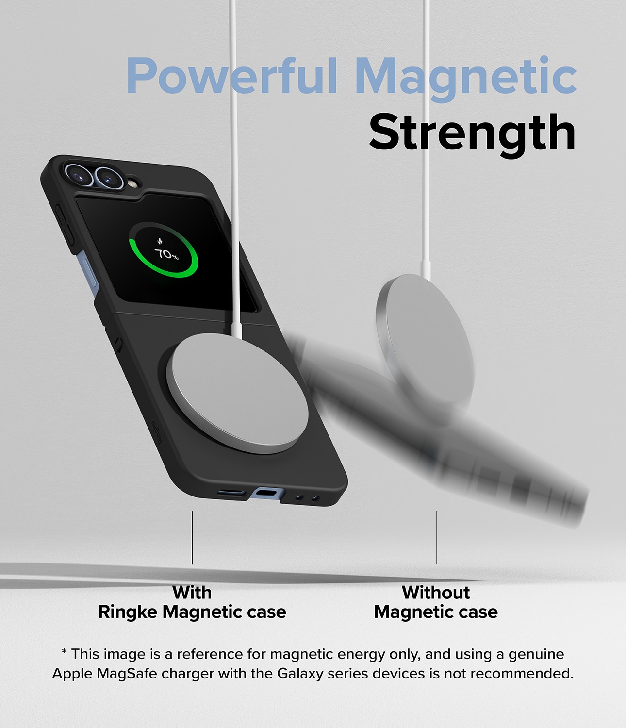 Coque Slim Magnetic Samsung Galaxy Z Flip 6, Black
