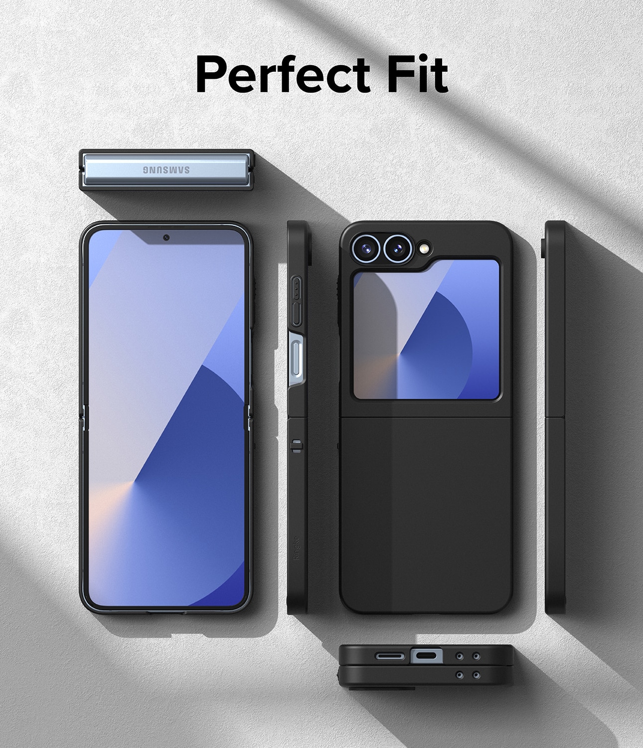 Coque Slim Magnetic Samsung Galaxy Z Flip 6, Black