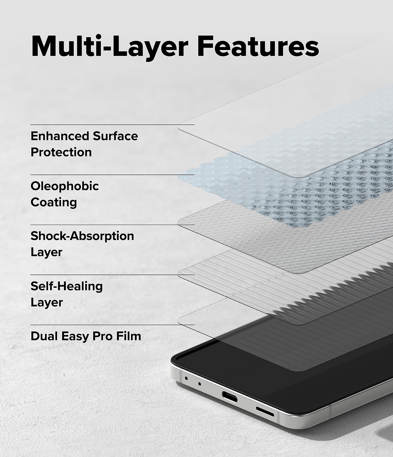Dual Easy Pro Screen Protector (2 pièces) Samsung Galaxy Z Flip 7