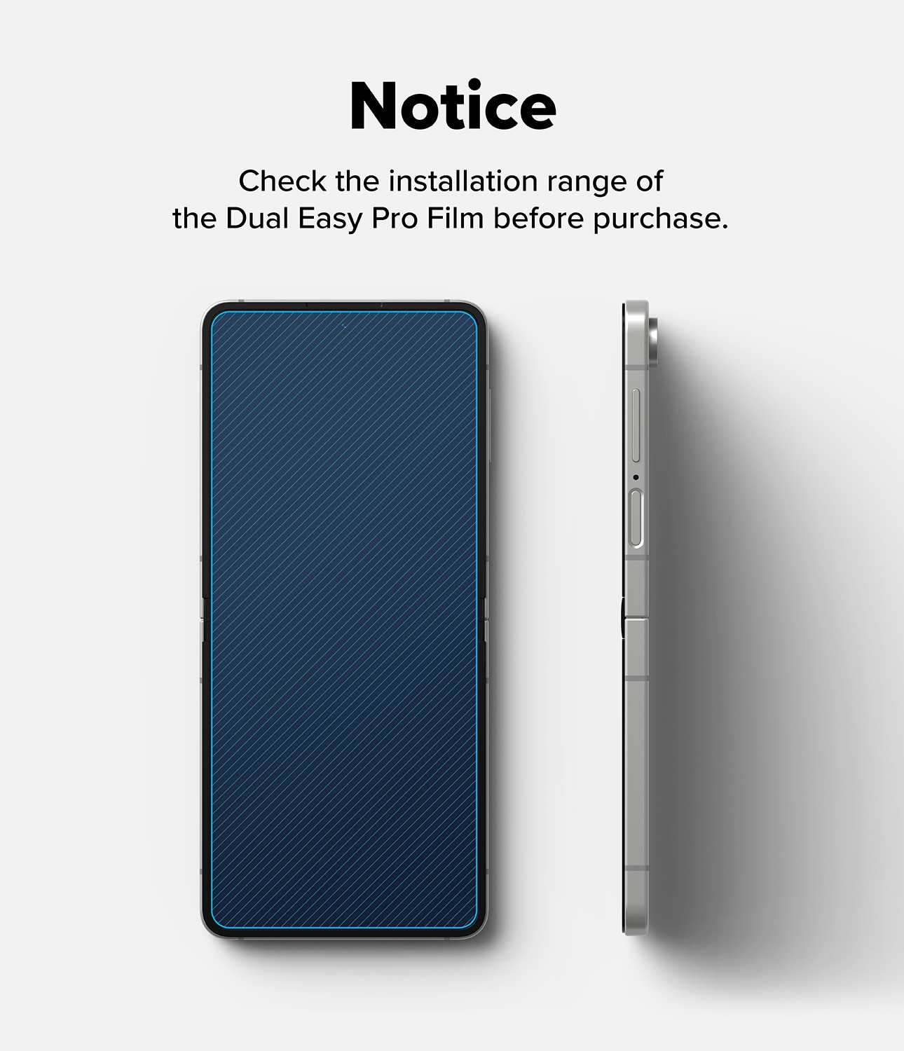 Dual Easy Pro Screen Protector (2 pièces) Samsung Galaxy Z Flip 7