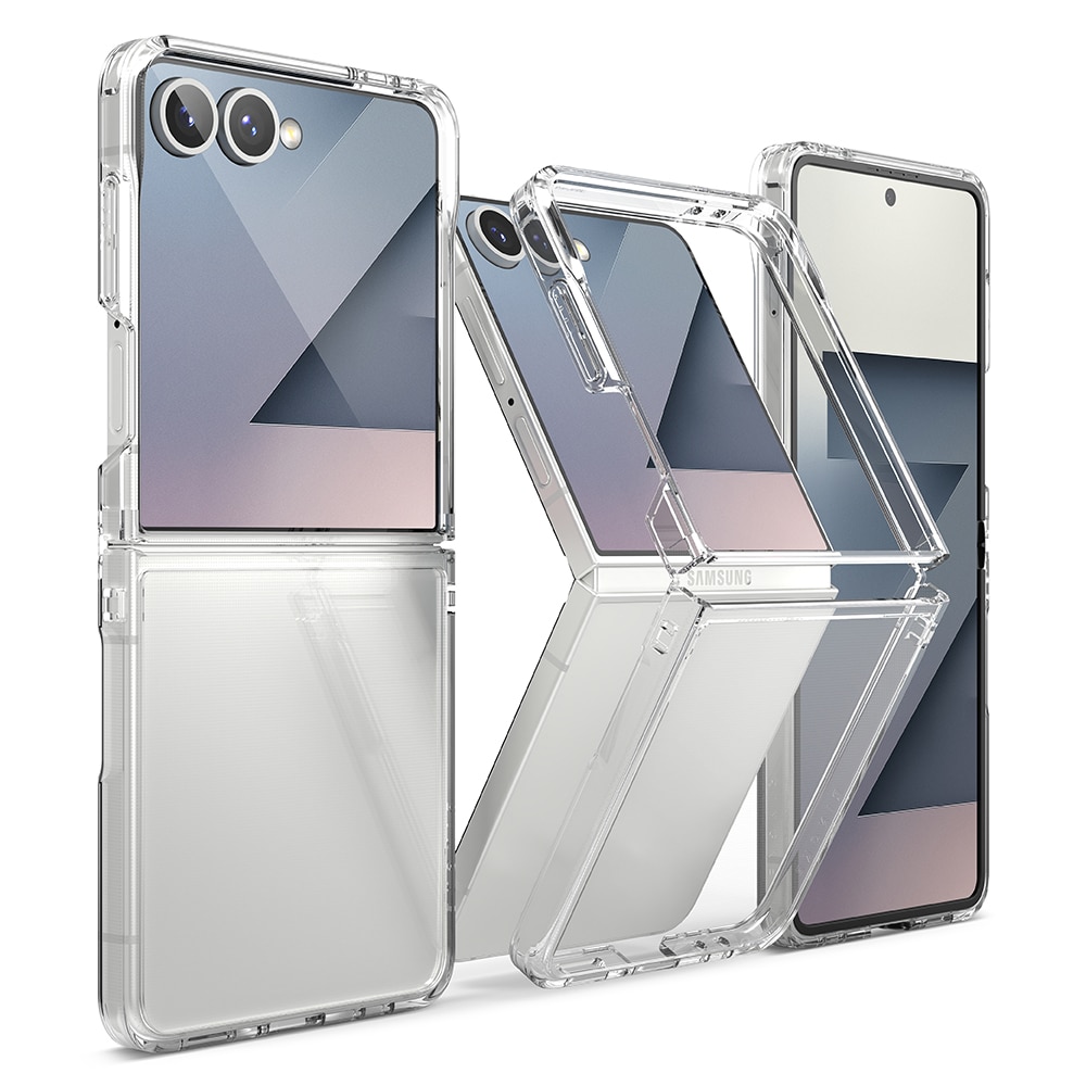 Coque Fusion Samsung Galaxy Z Flip 7, Clear