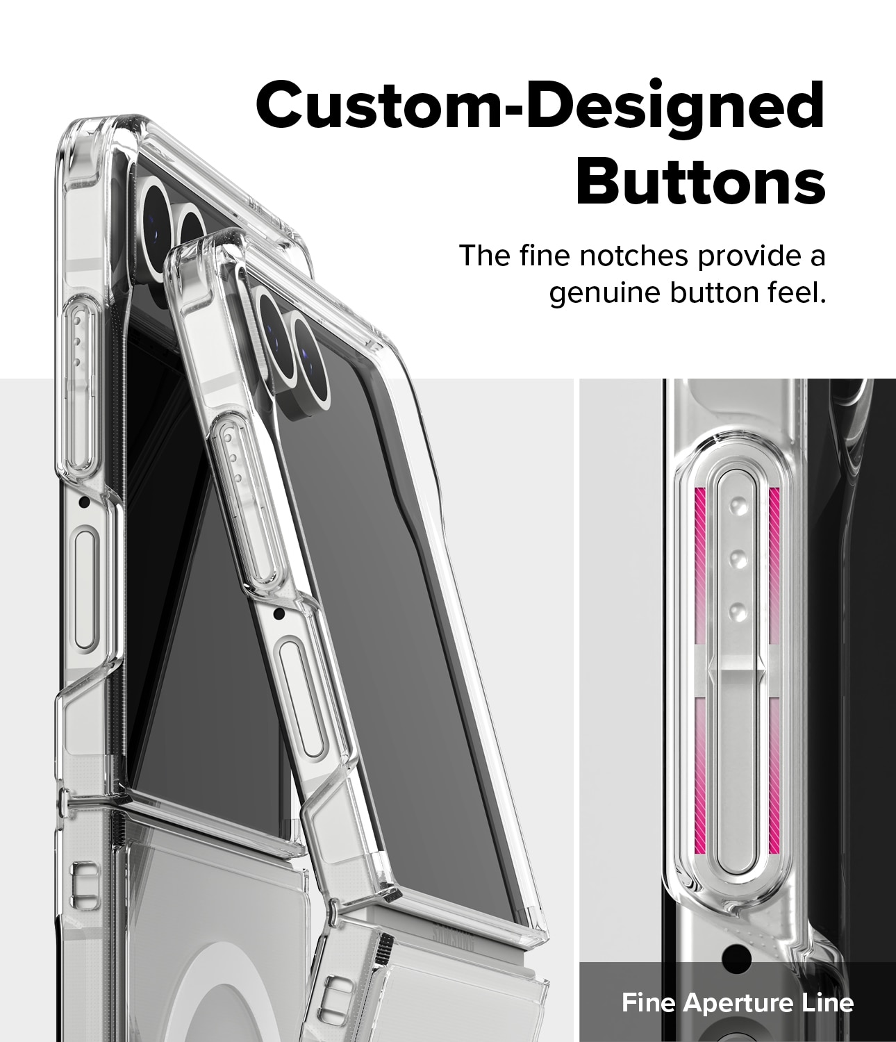 Coque Fusion Magnetic Samsung Galaxy Z Flip 7 Transparent