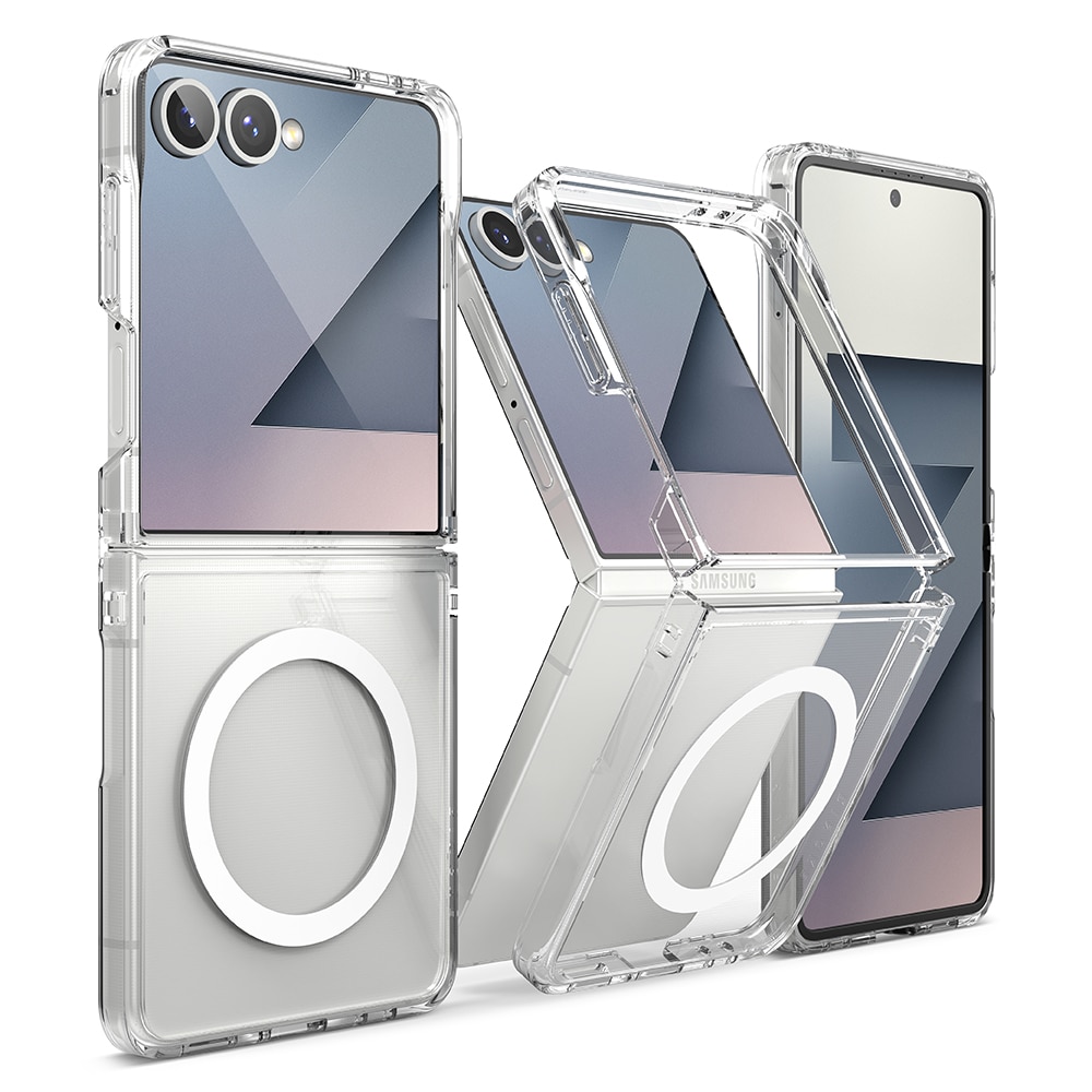 Coque Fusion Magnetic Samsung Galaxy Z Flip 7 Transparent