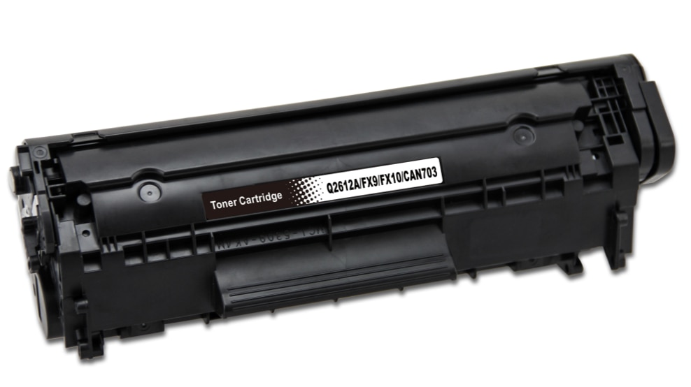 Cartouche de toner compatible - remplace HP 12A / Q2612A - noir, 2000 pages