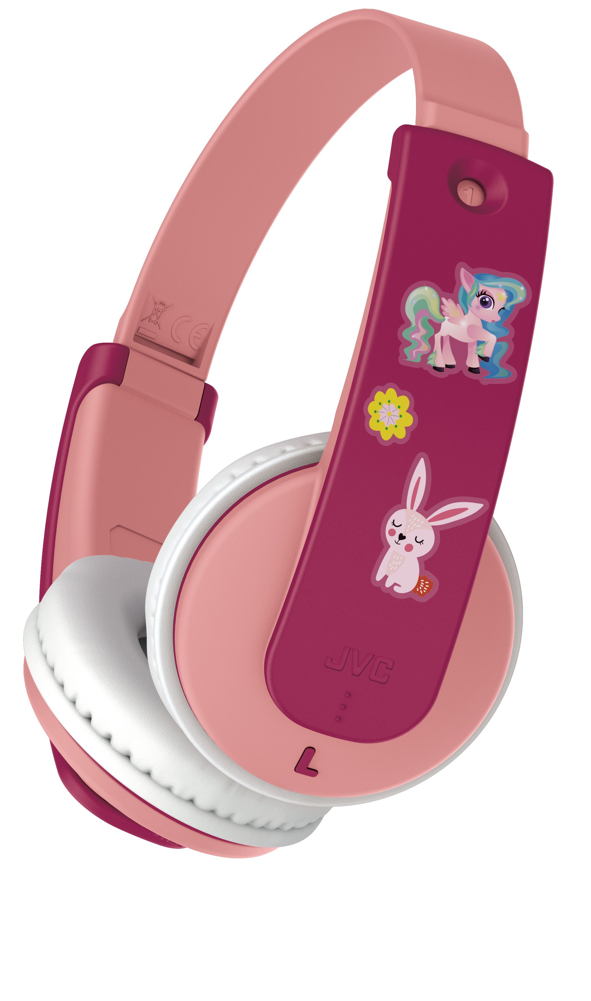 Tinyphones On-Ear Wireless Casque pour enfant, rose