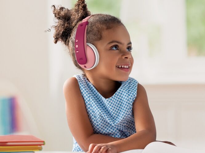 Tinyphones On-Ear Wireless Casque pour enfant, rose