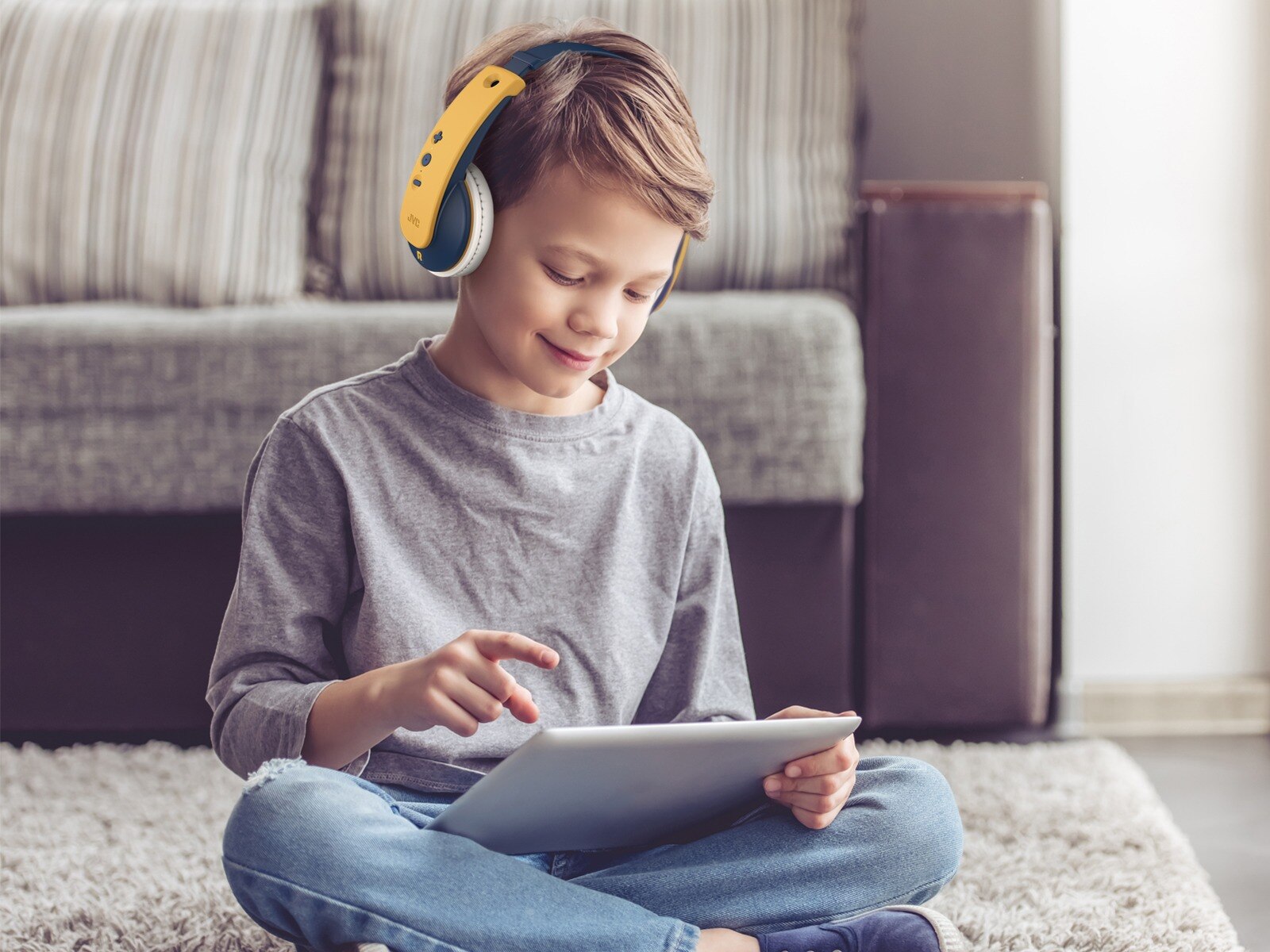 Tinyphones On-Ear Wireless Casque pour enfants, jaune