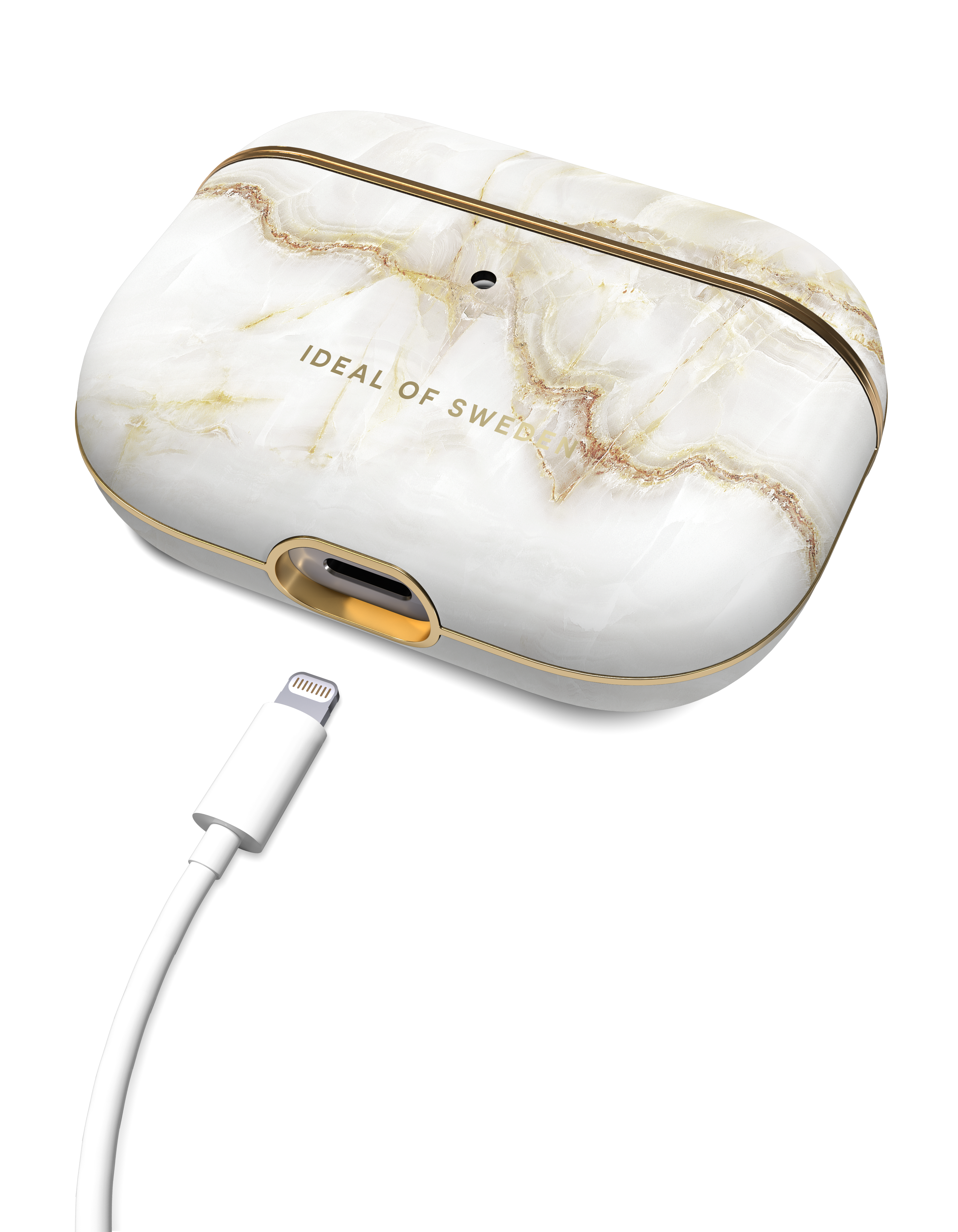 Coque Fashion Case AirPods 3 Golden Pearl Marble