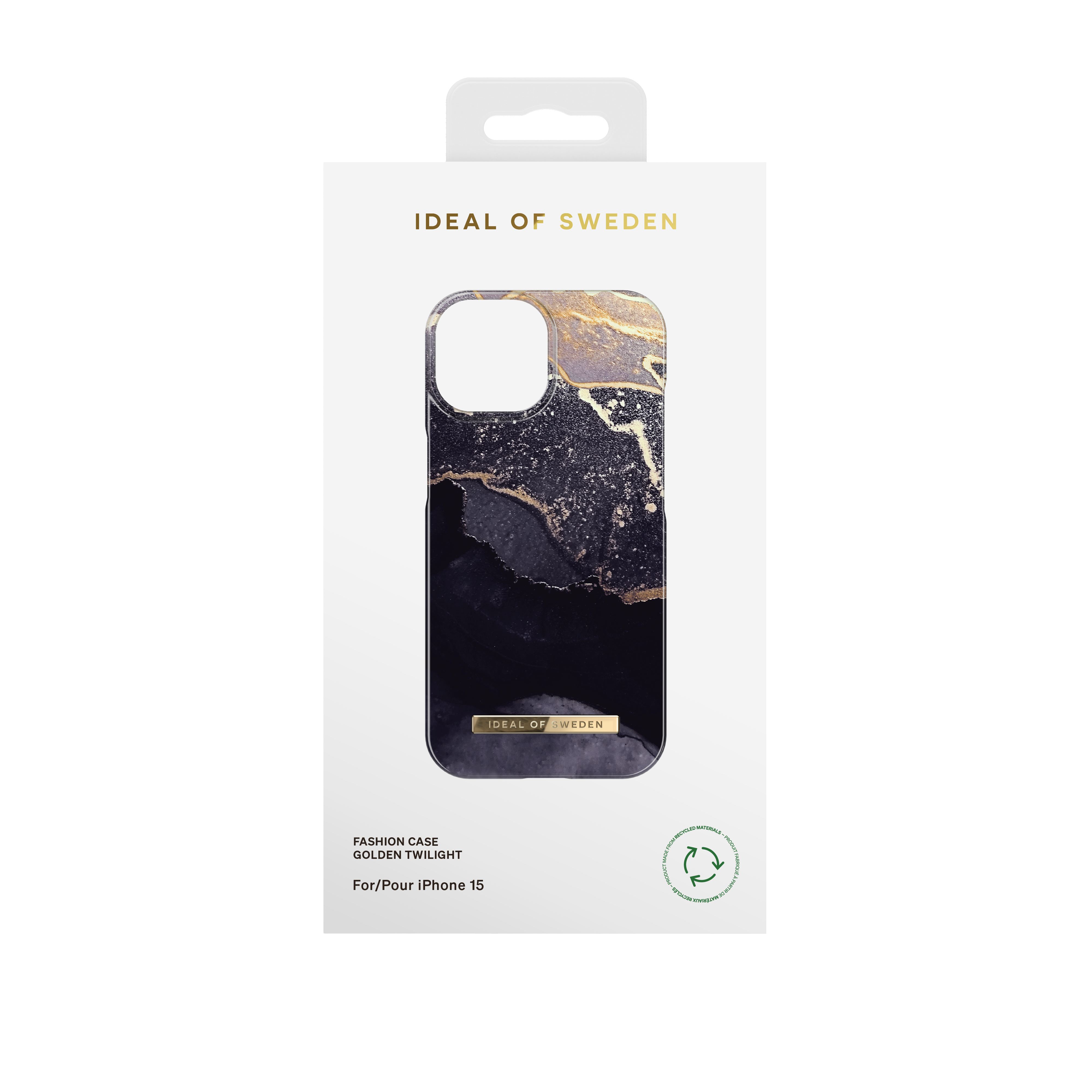 Coque Fashion Case iPhone 15, Golden Twilight