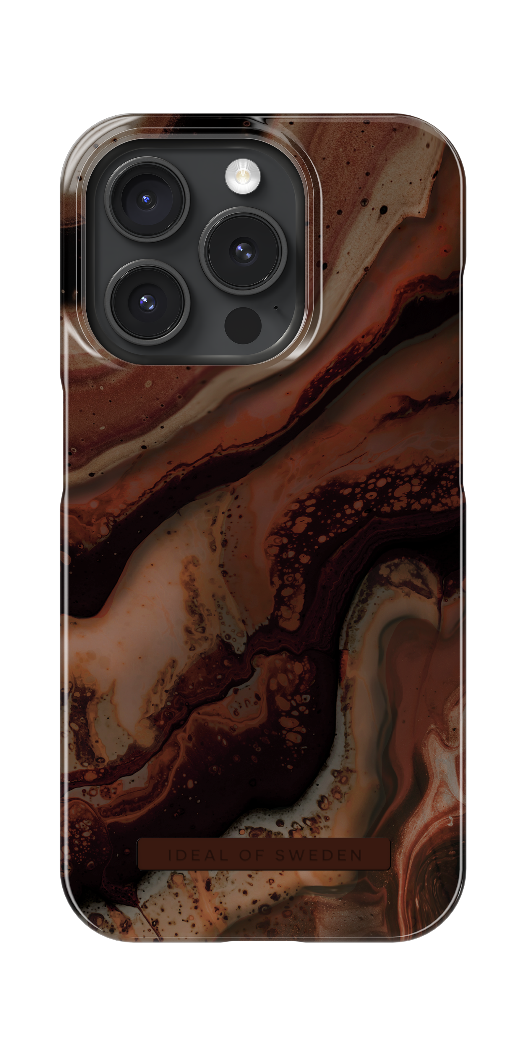 Coque Fashion Case iPhone 15 Pro Max, Dark Amber Marble