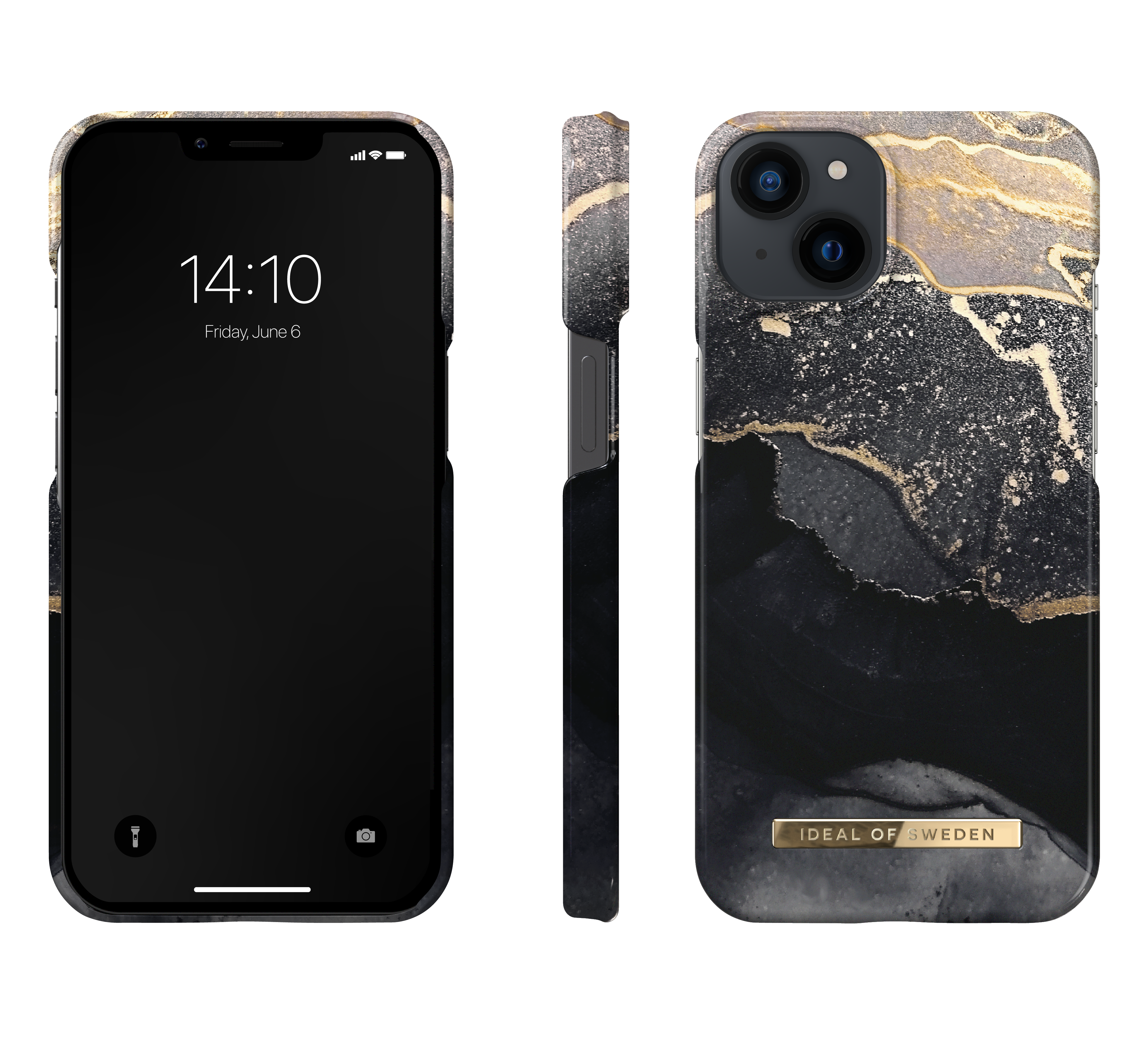 Coque Fashion Case iPhone 14 Golden Twilight