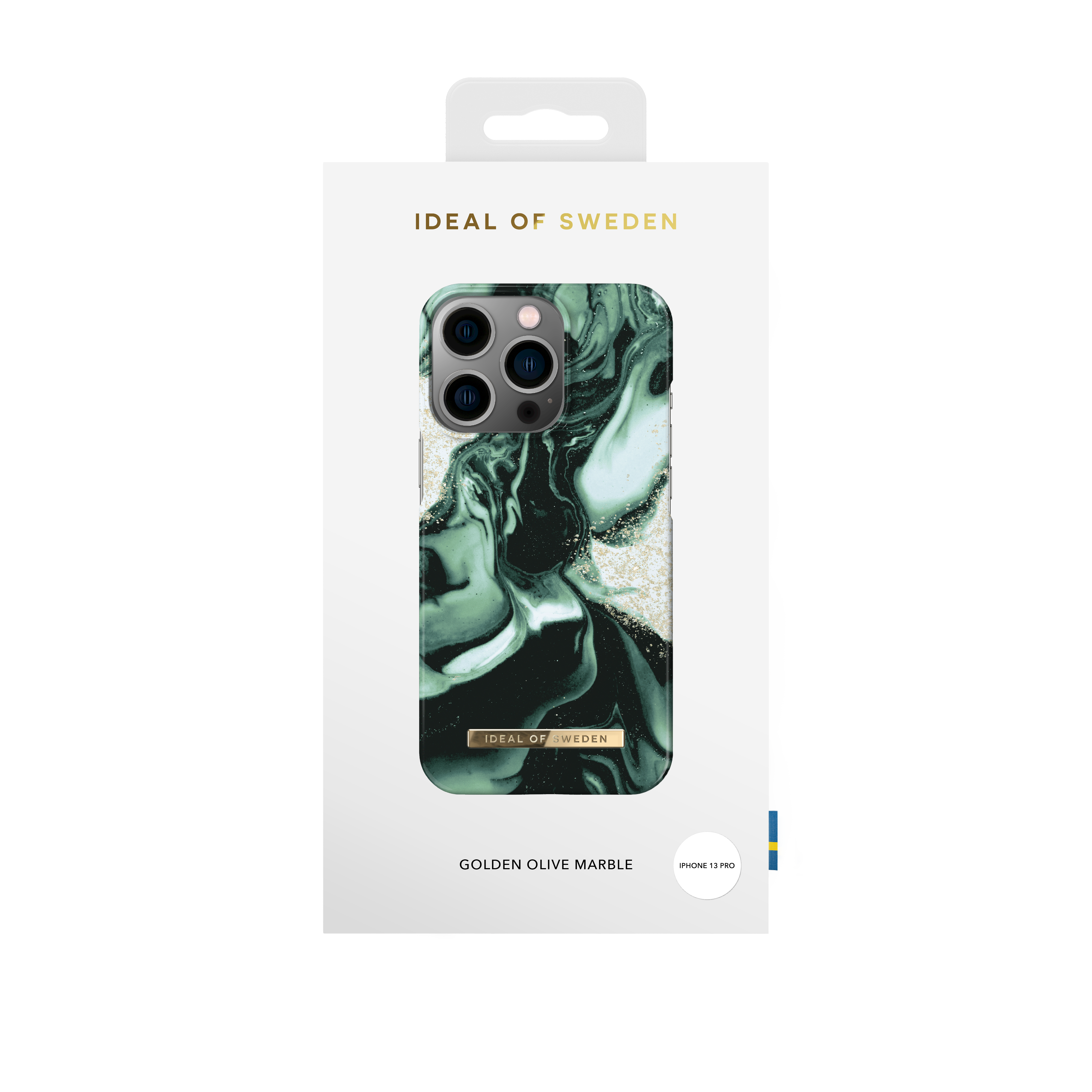 Coque Fashion Case iPhone 13 Pro Golden Olive Marble