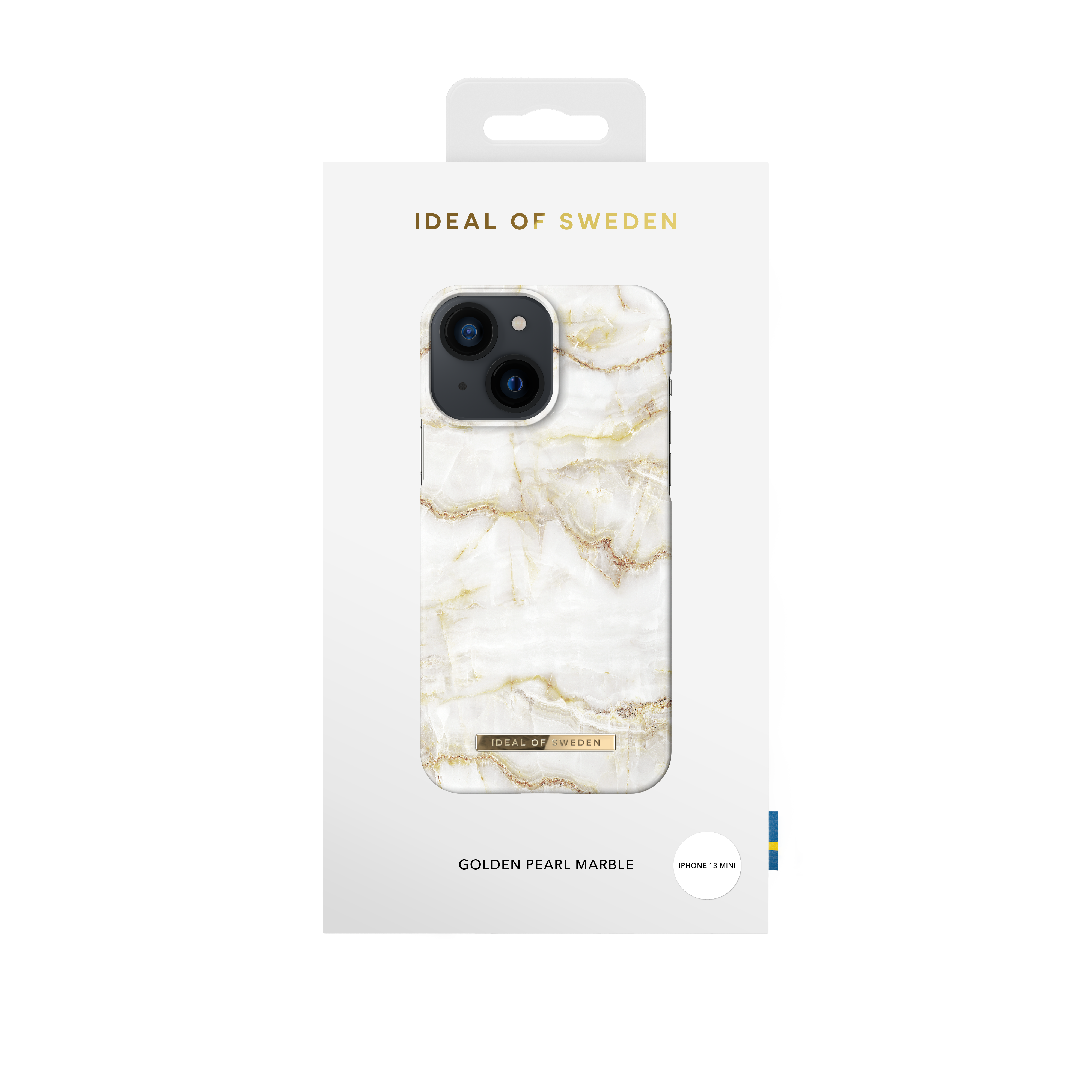 Coque Fashion Case iPhone 13 Mini Golden Pearl Marble