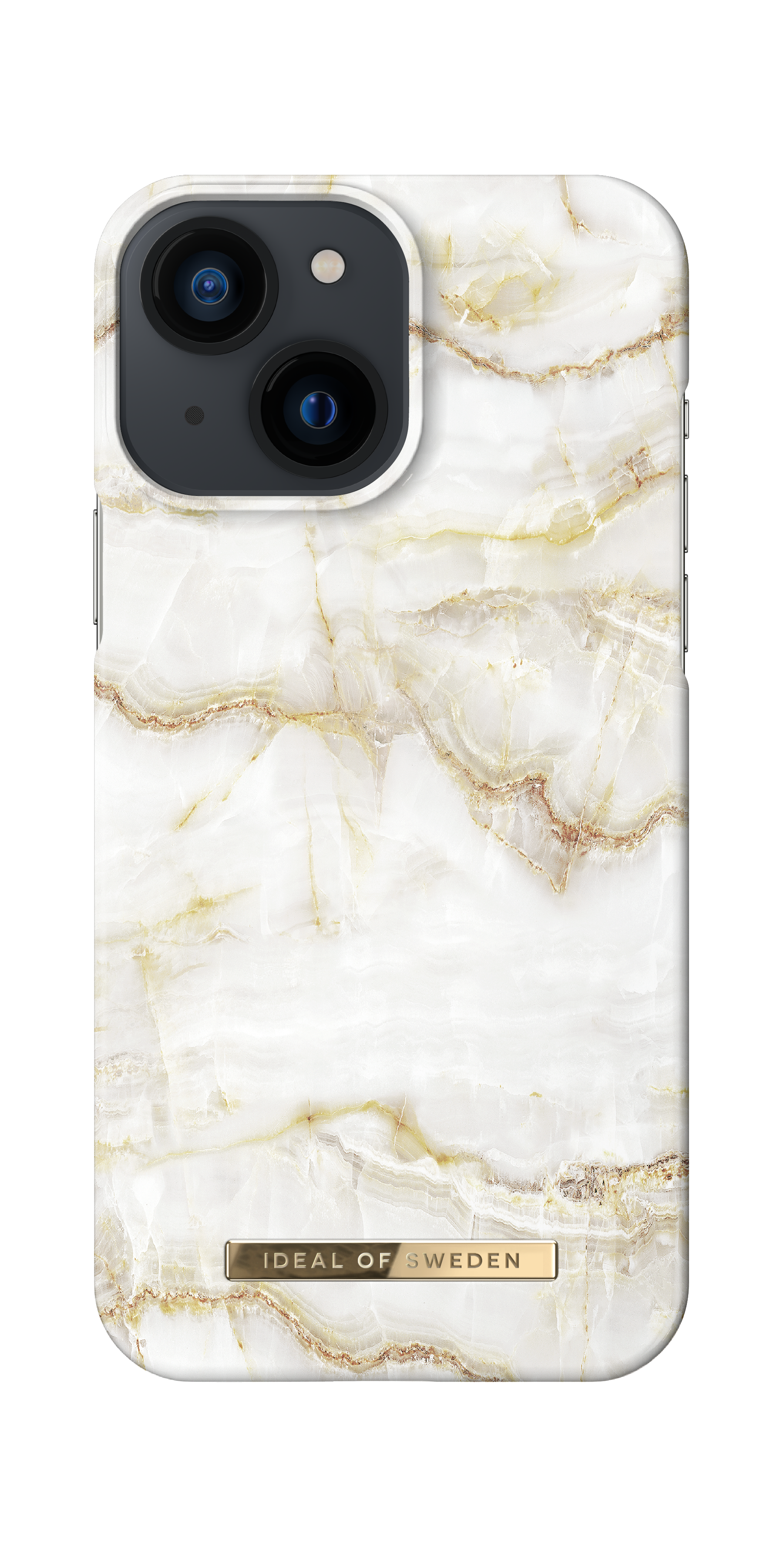 Coque Fashion Case iPhone 13 Mini Golden Pearl Marble