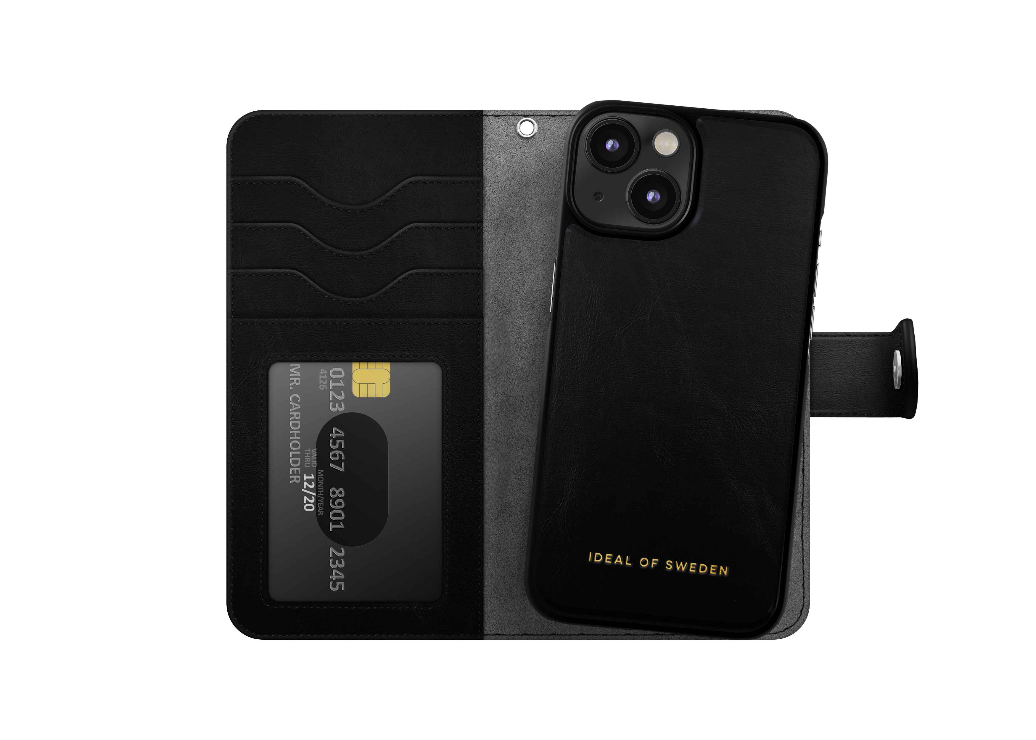 Étui portefeuille Magnet Wallet+ iPhone 14 Black