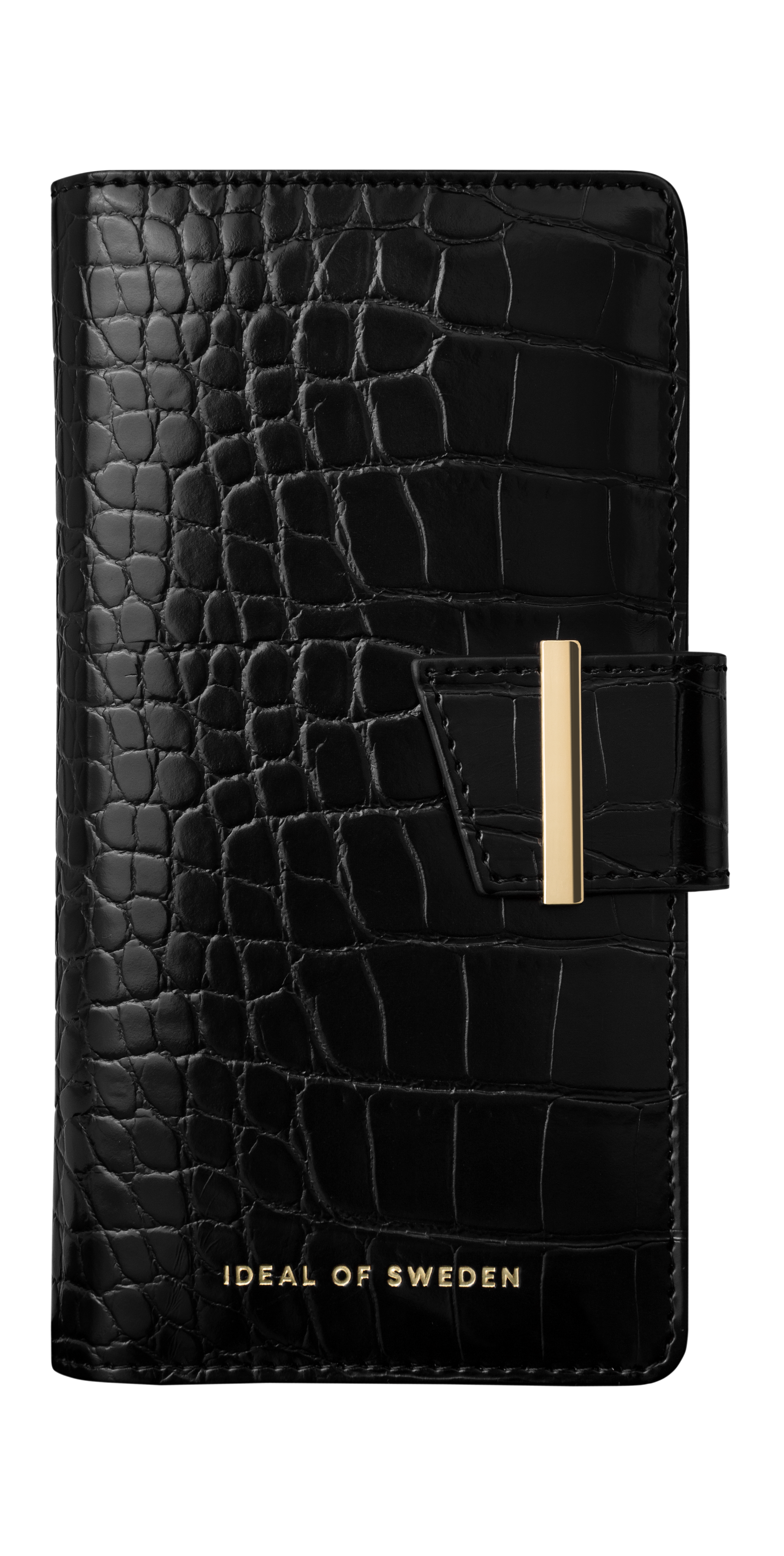 Cora Wallet iPhone 13 Mini Jet Black Croco