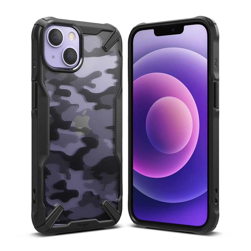 Coque Fusion X Design iPhone 13 Mini Camo Black