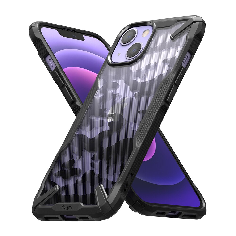 Coque Fusion X Design iPhone 13 Mini Camo Black