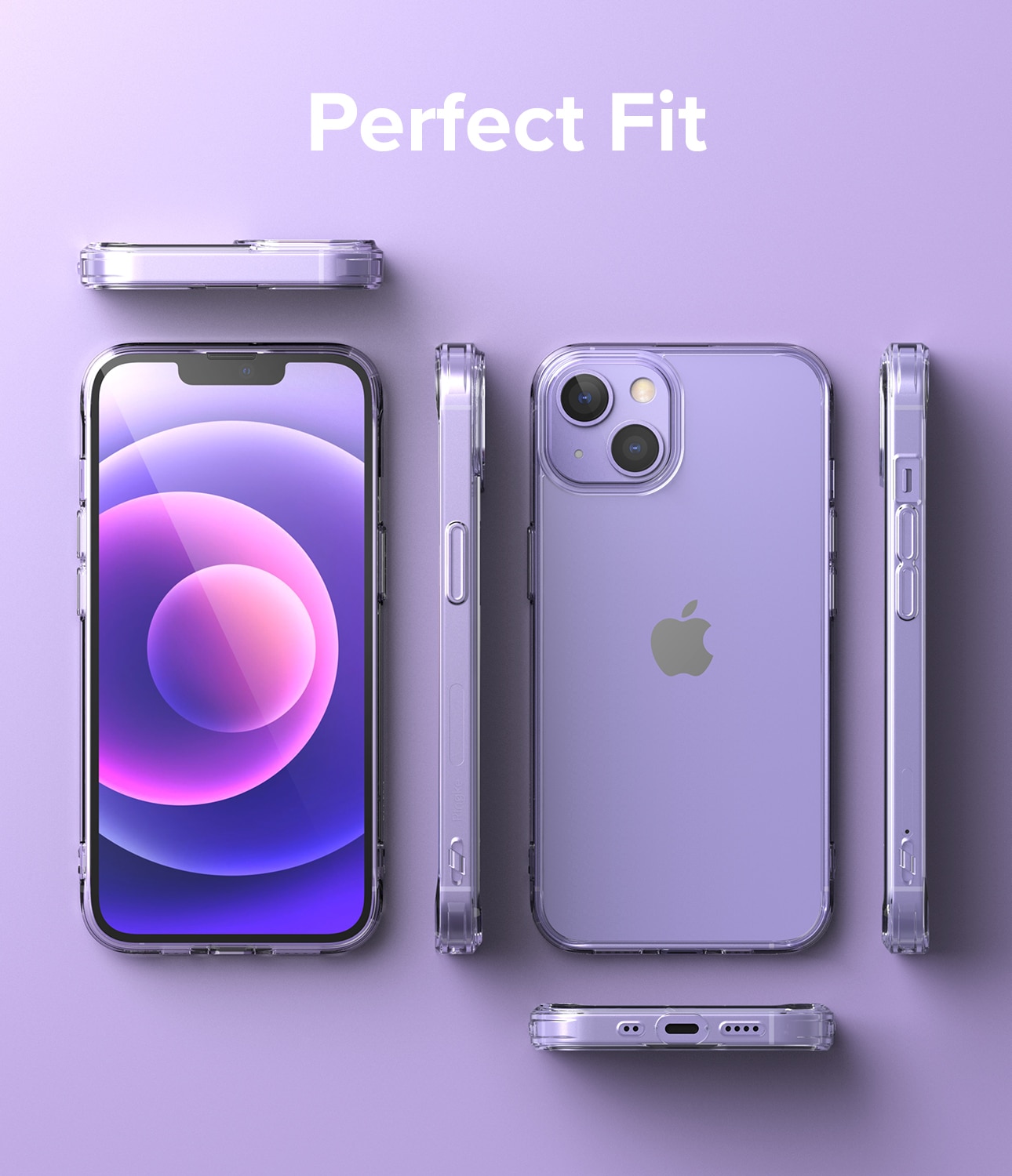 Coque Fusion iPhone 13 Mini, Transparent