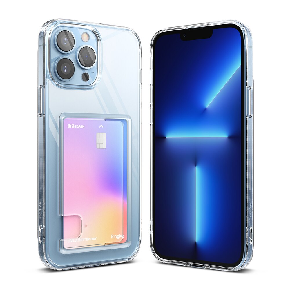 Coque Fusion Card iPhone 13 Pro Max, transparent