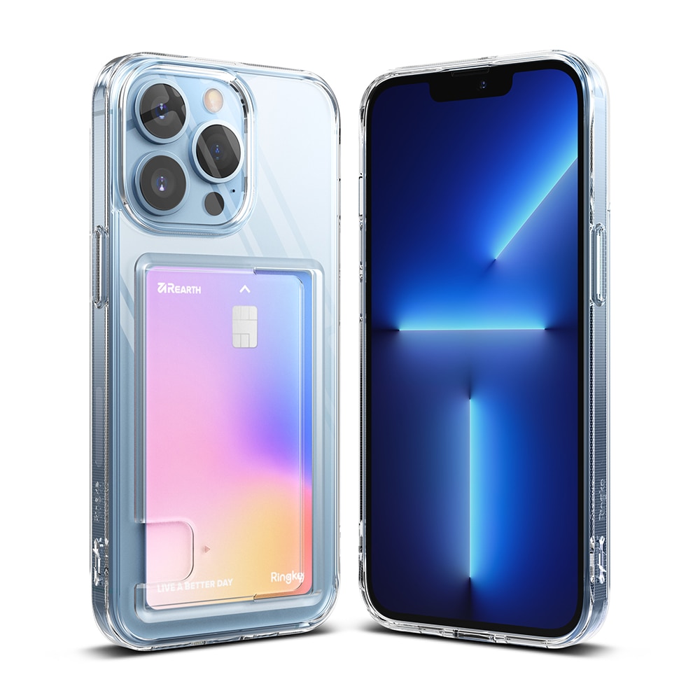 Coque Fusion Card iPhone 13 Pro, transparent