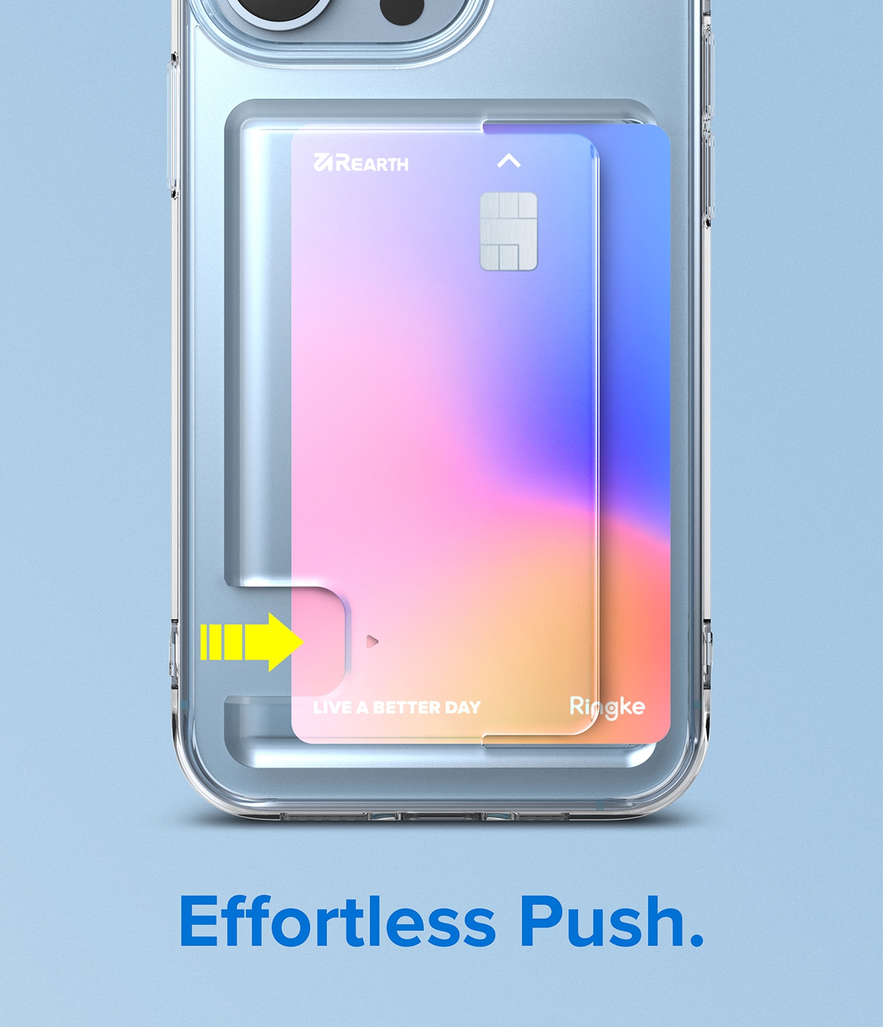 Coque Fusion Card iPhone 13 Pro, transparent