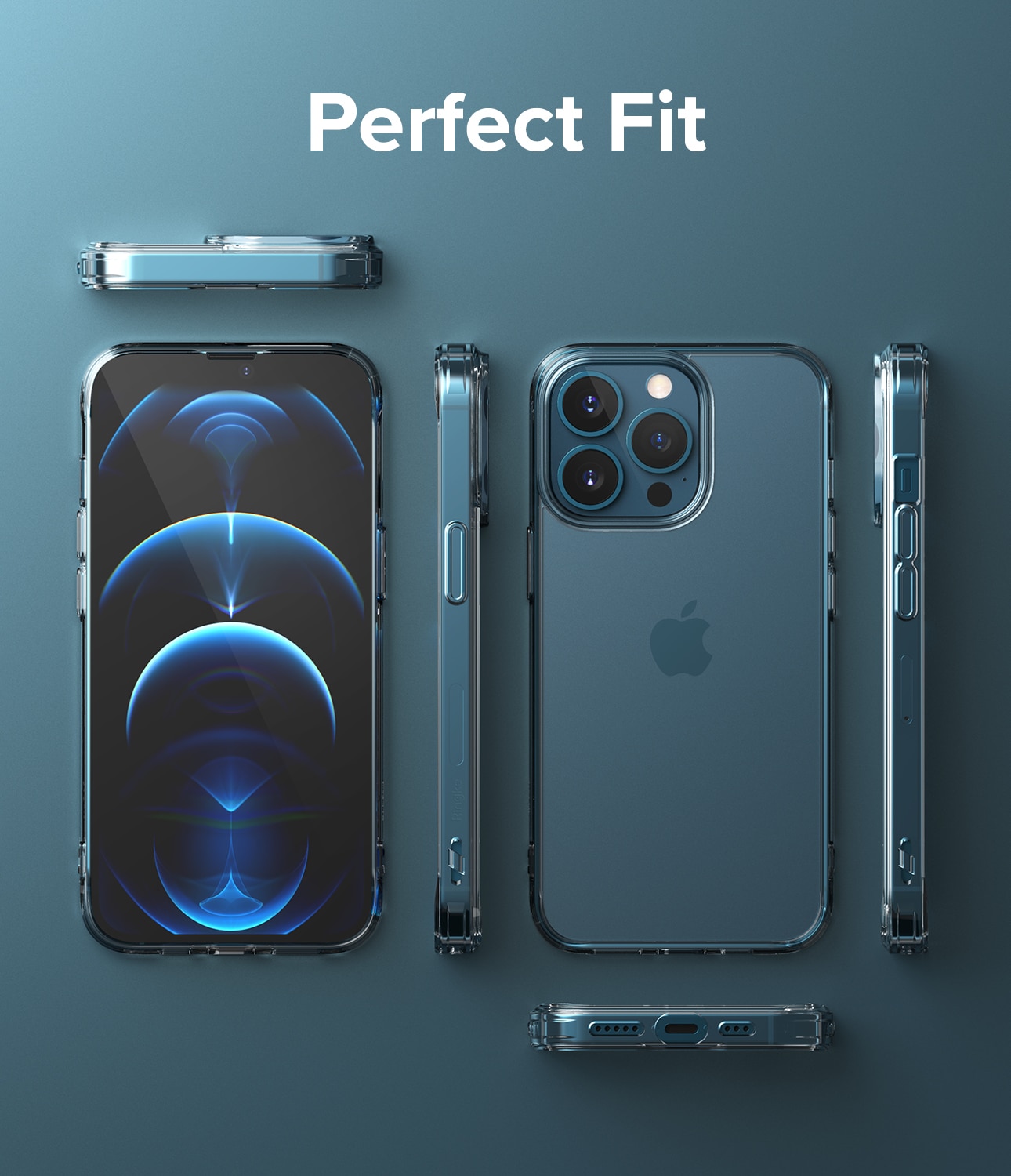 Coque Fusion iPhone 13 Pro, Transparent