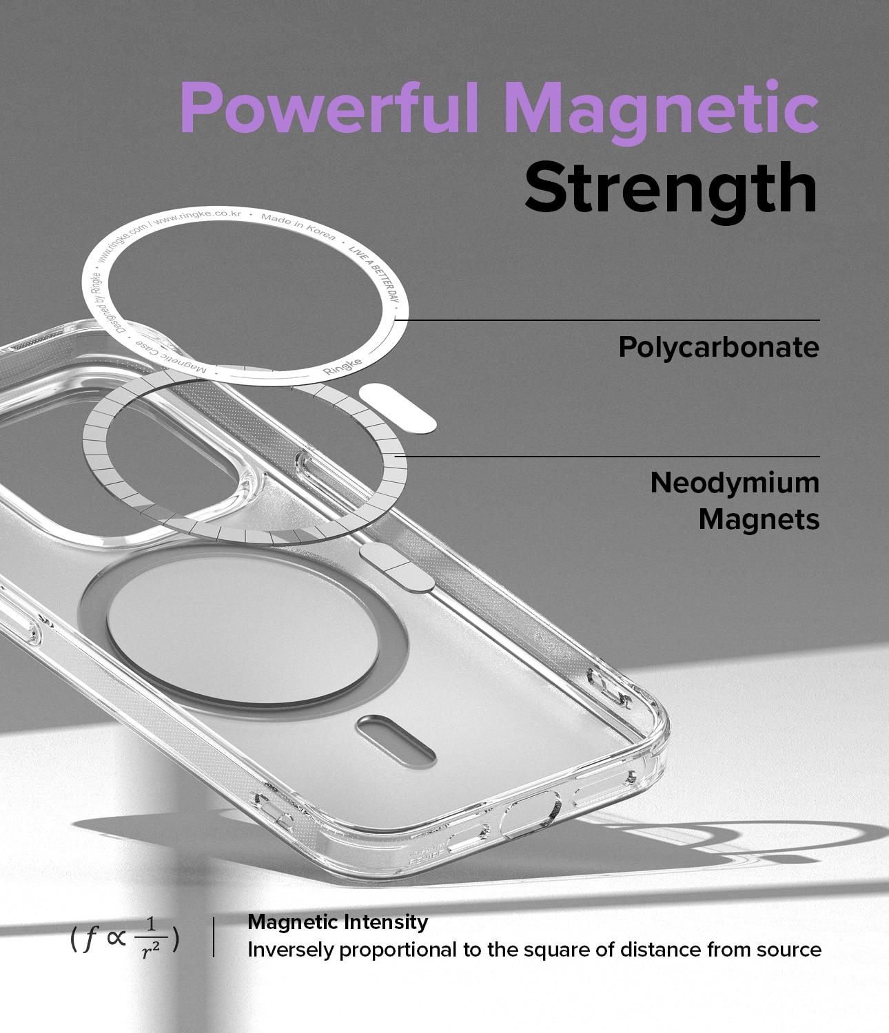 Coque Fusion Magnetic iPhone 14 Pro Max Transparent