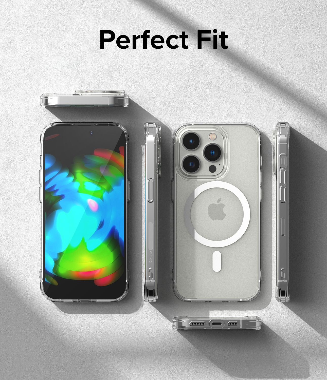 Coque Fusion Magnetic iPhone 14 Pro Max Transparent