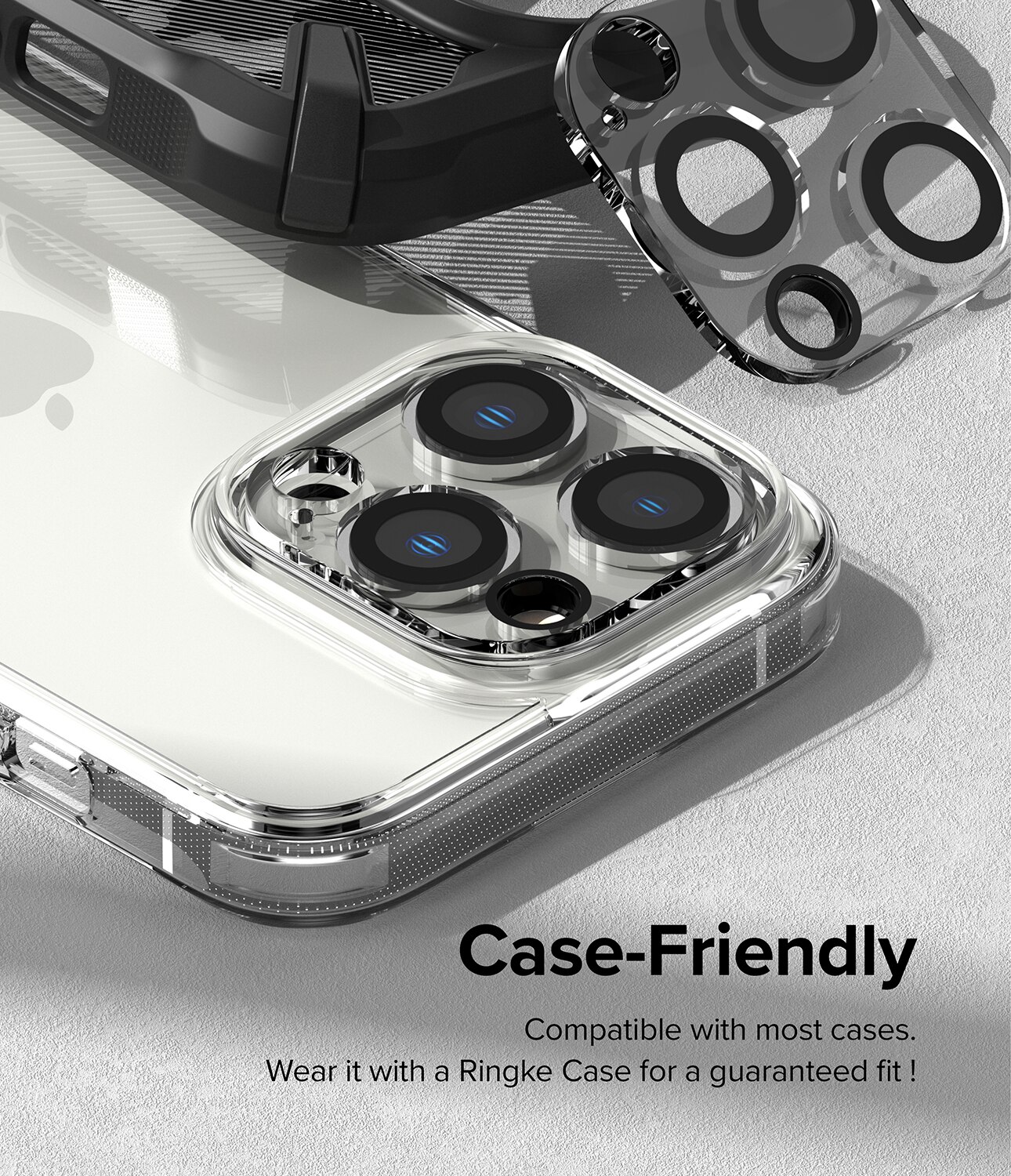 Camera Protector Glass (2 pièces) iPhone 14 Pro Transparent