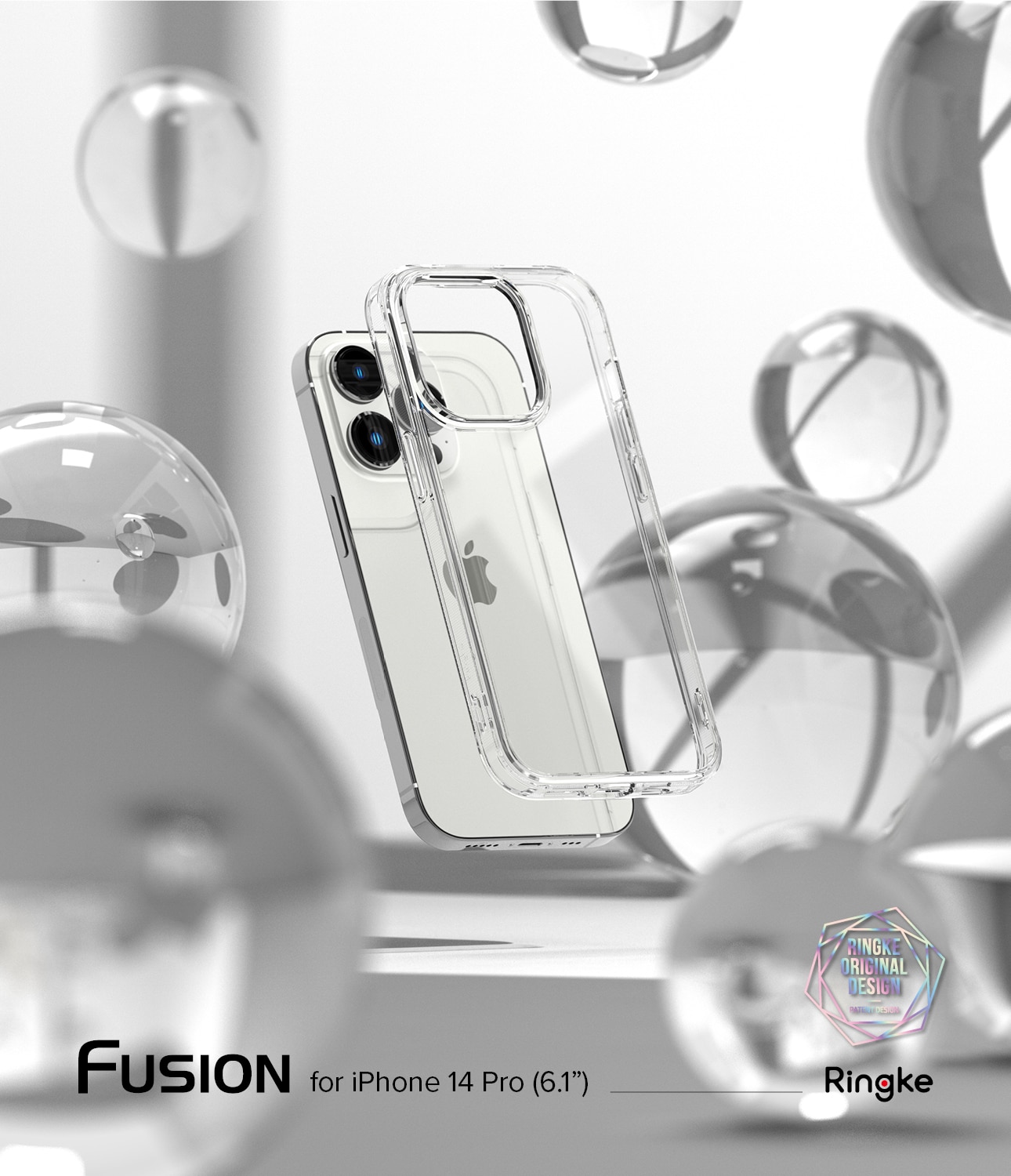 Coque Fusion iPhone 14 Pro Transparent