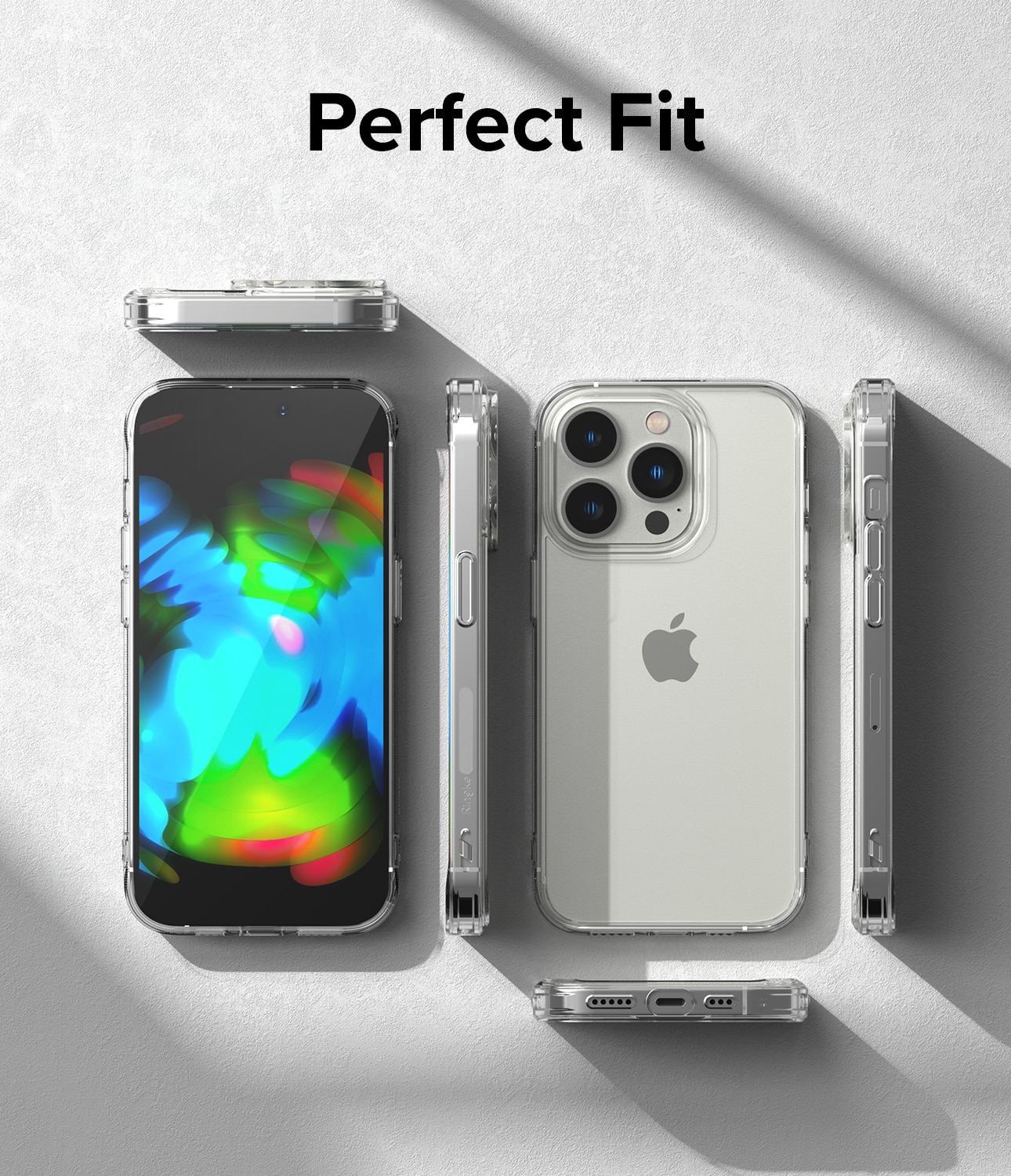 Kit complet pour iPhone 14 Pro Max : Coque, protecteur d’écran et protecteur de caméra
