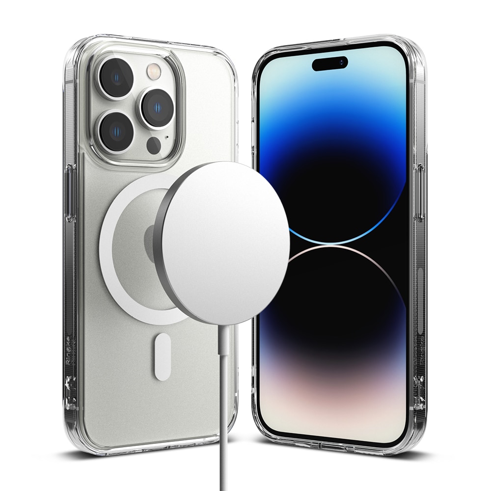 Coque Fusion Magnetic iPhone 14 Pro Transparent