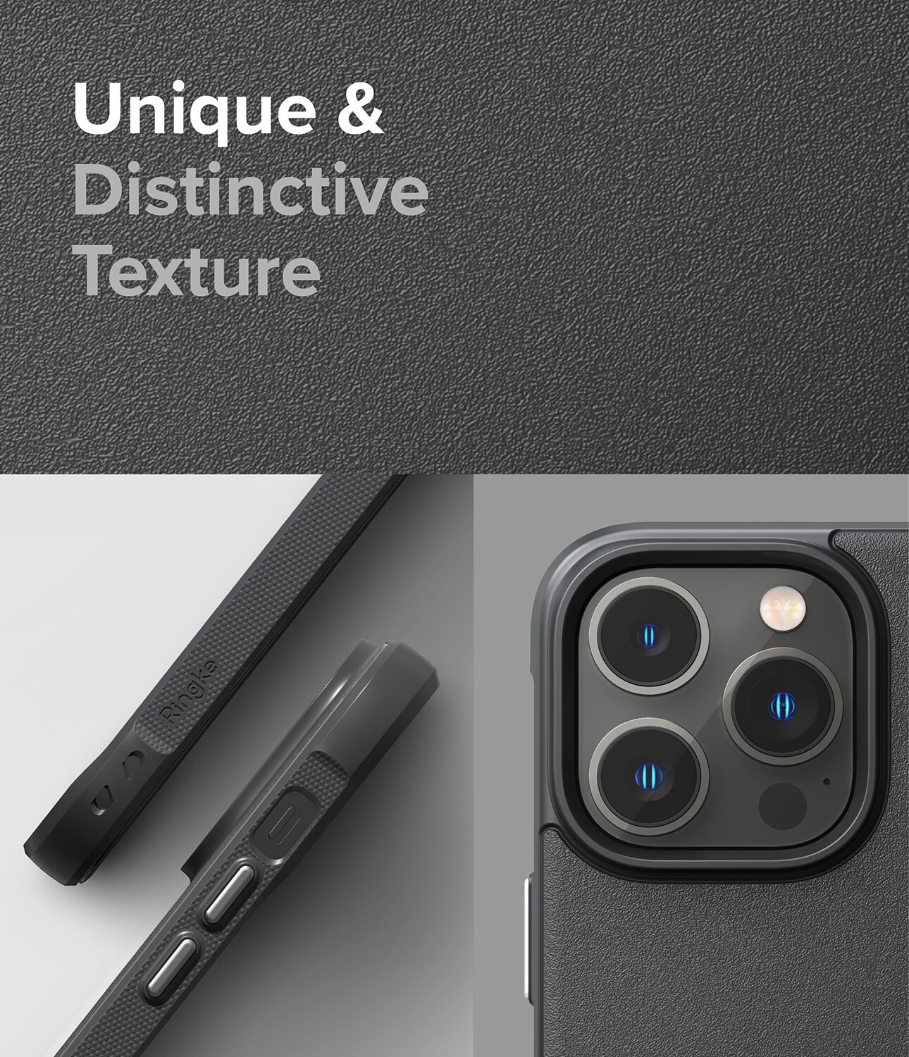 Coque Onyx iPhone 14 Pro, Gris