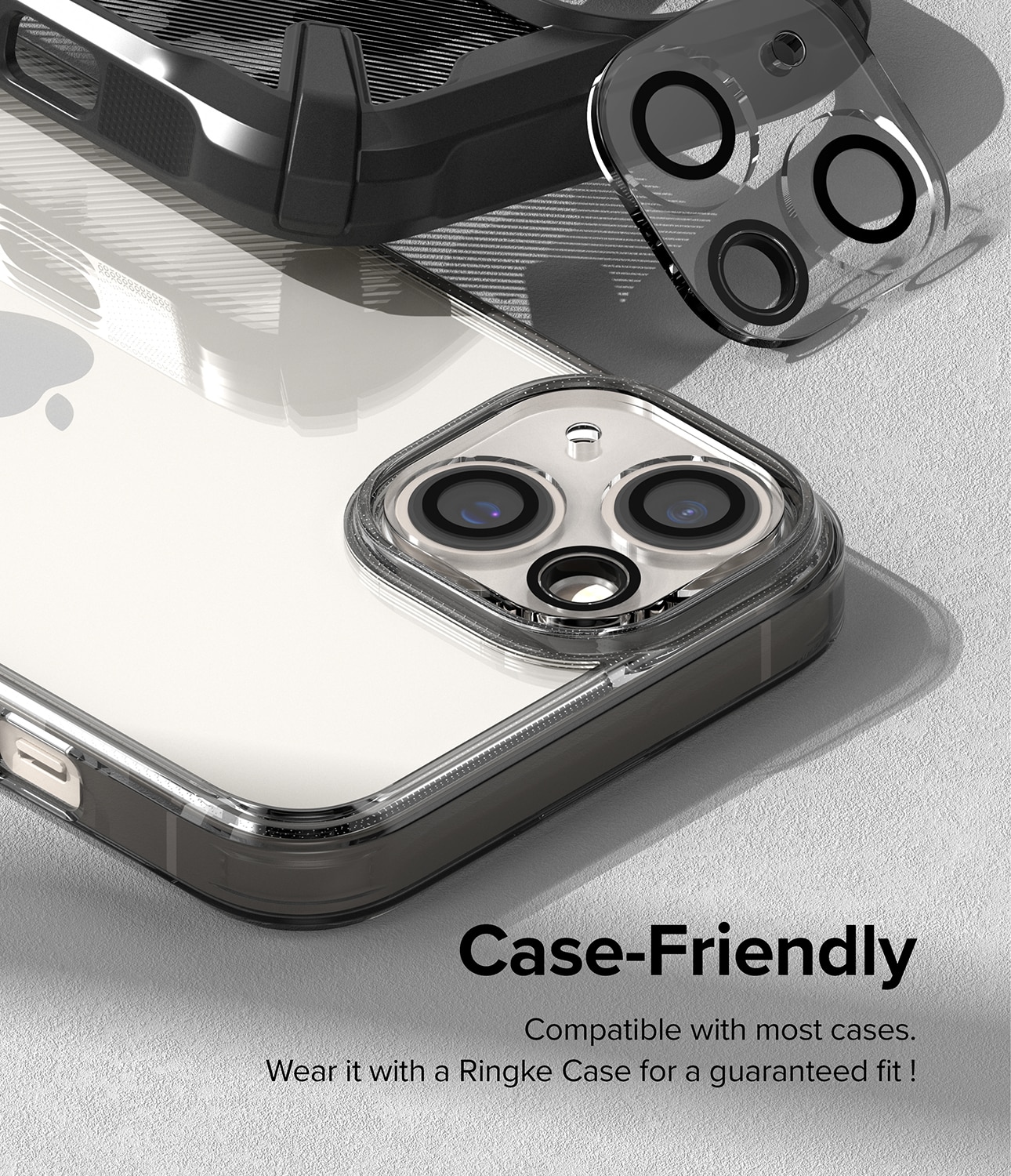 Camera Protector Glass (2 pièces) iPhone 14 Plus Transparent