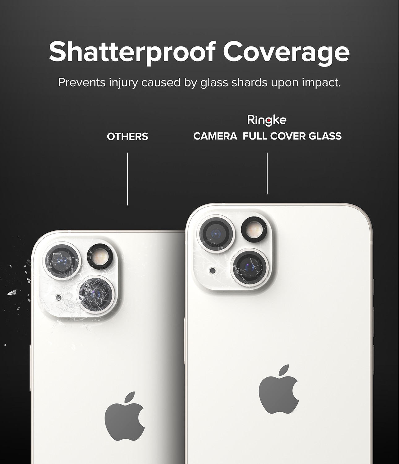 Camera Protector Glass (2 pièces) iPhone 14 Plus Transparent