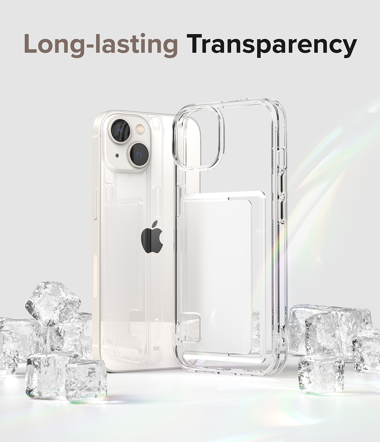 Coque Fusion Card iPhone 14 Plus Transparent