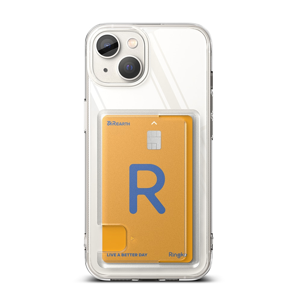 Coque Fusion Card iPhone 14, transparent