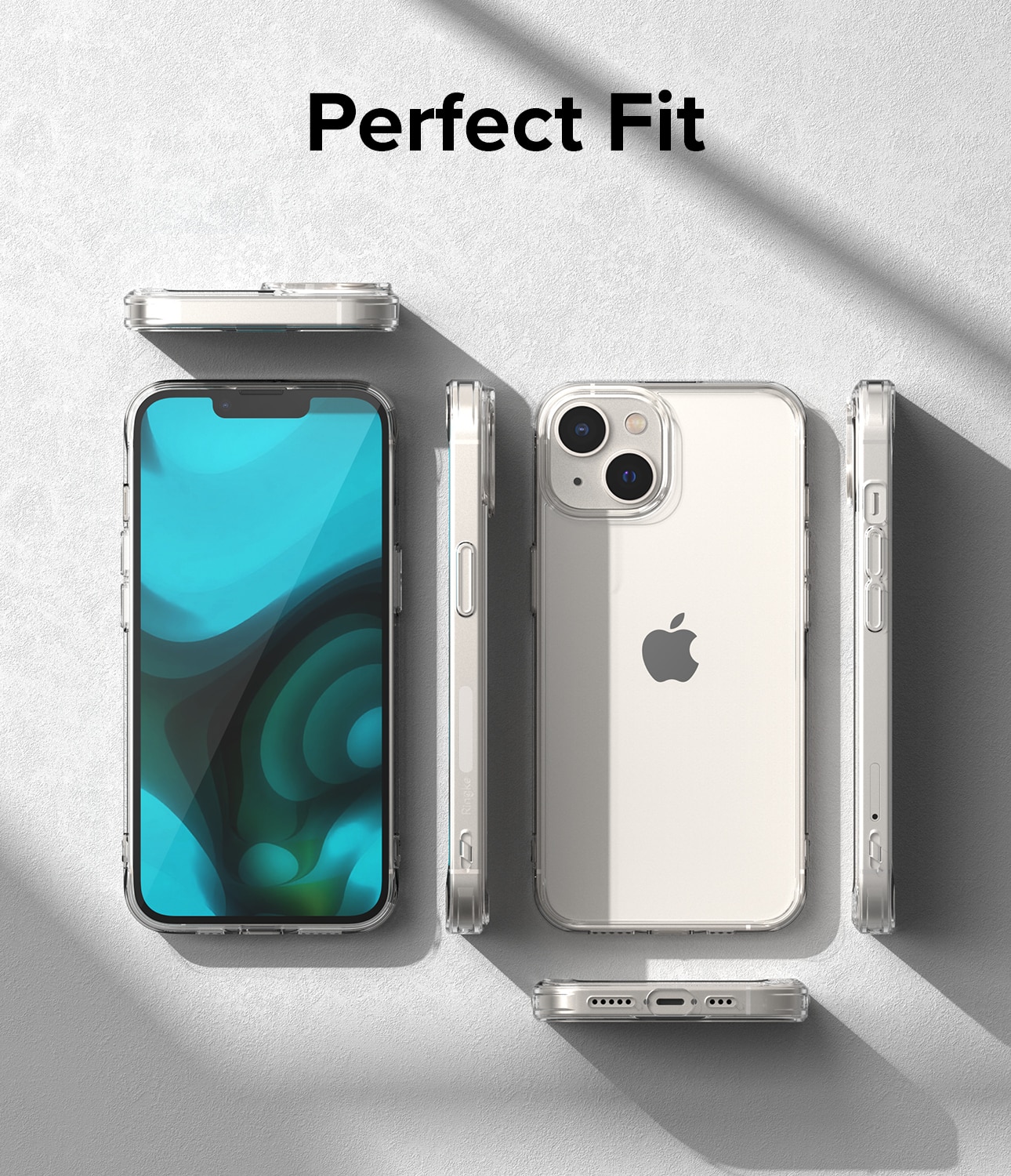 Coque Fusion iPhone 14, Transparent