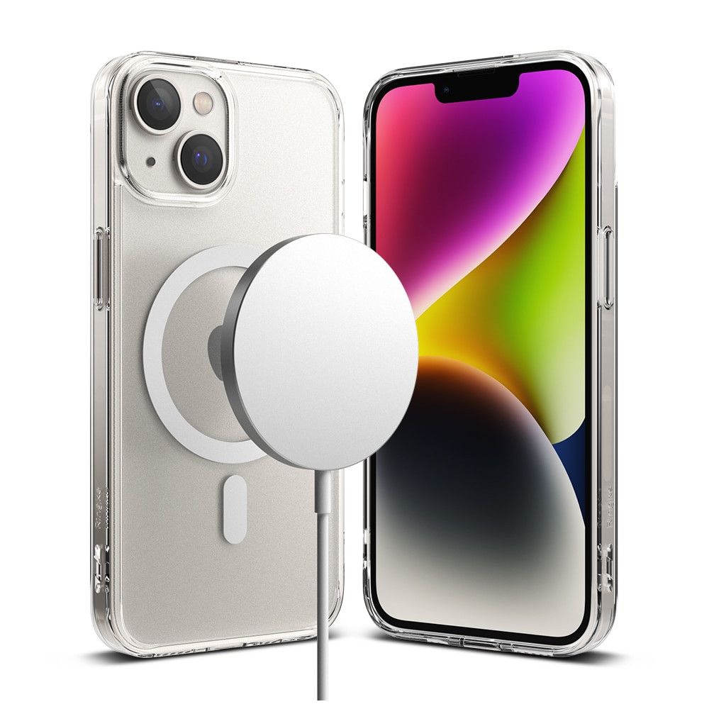 Coque Fusion Magnetic iPhone 14 Plus Transparent