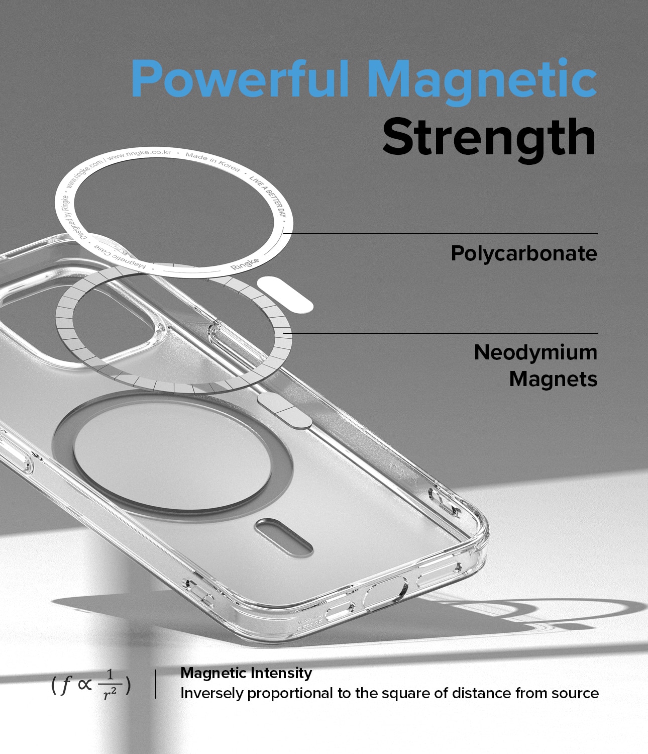 Coque Fusion Magnetic iPhone 14 Transparent