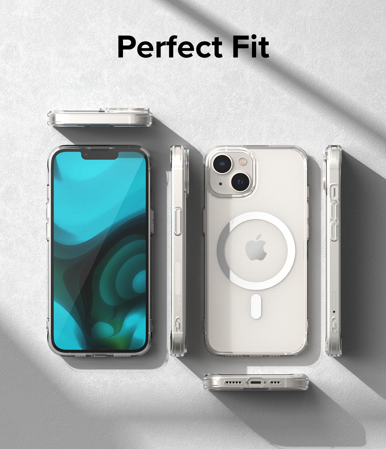 Coque Fusion Magnetic iPhone 14 Plus Transparent