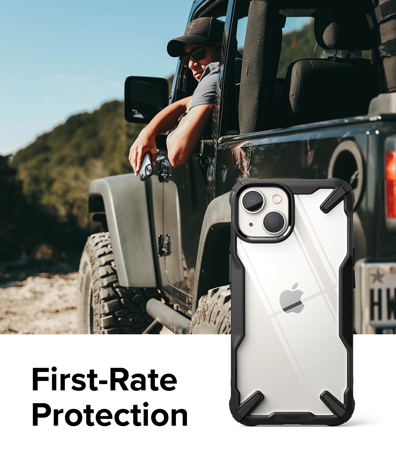 Coque Fusion X iPhone 14 Plus, Noir