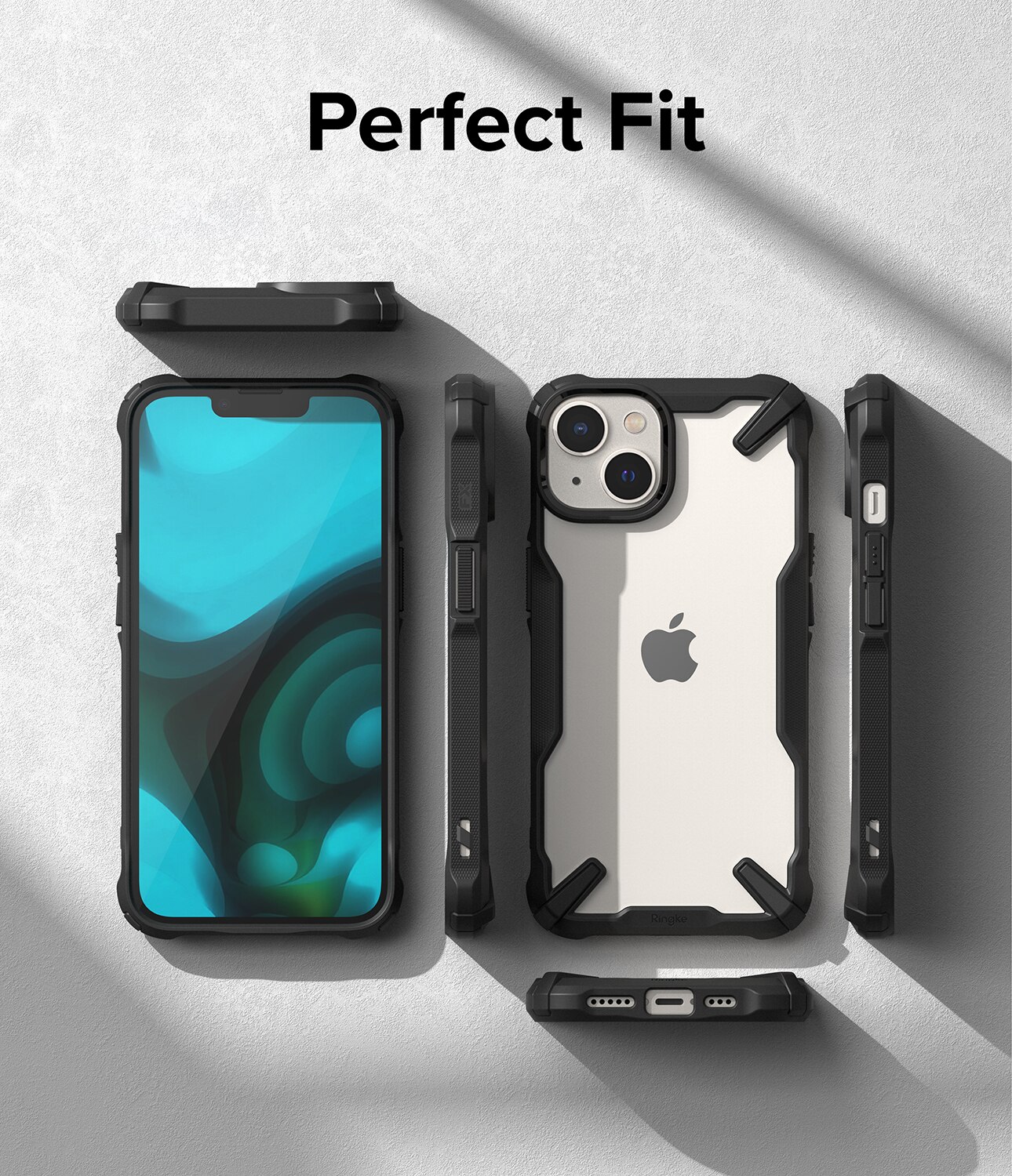 Coque Fusion X iPhone 14 Plus, Noir