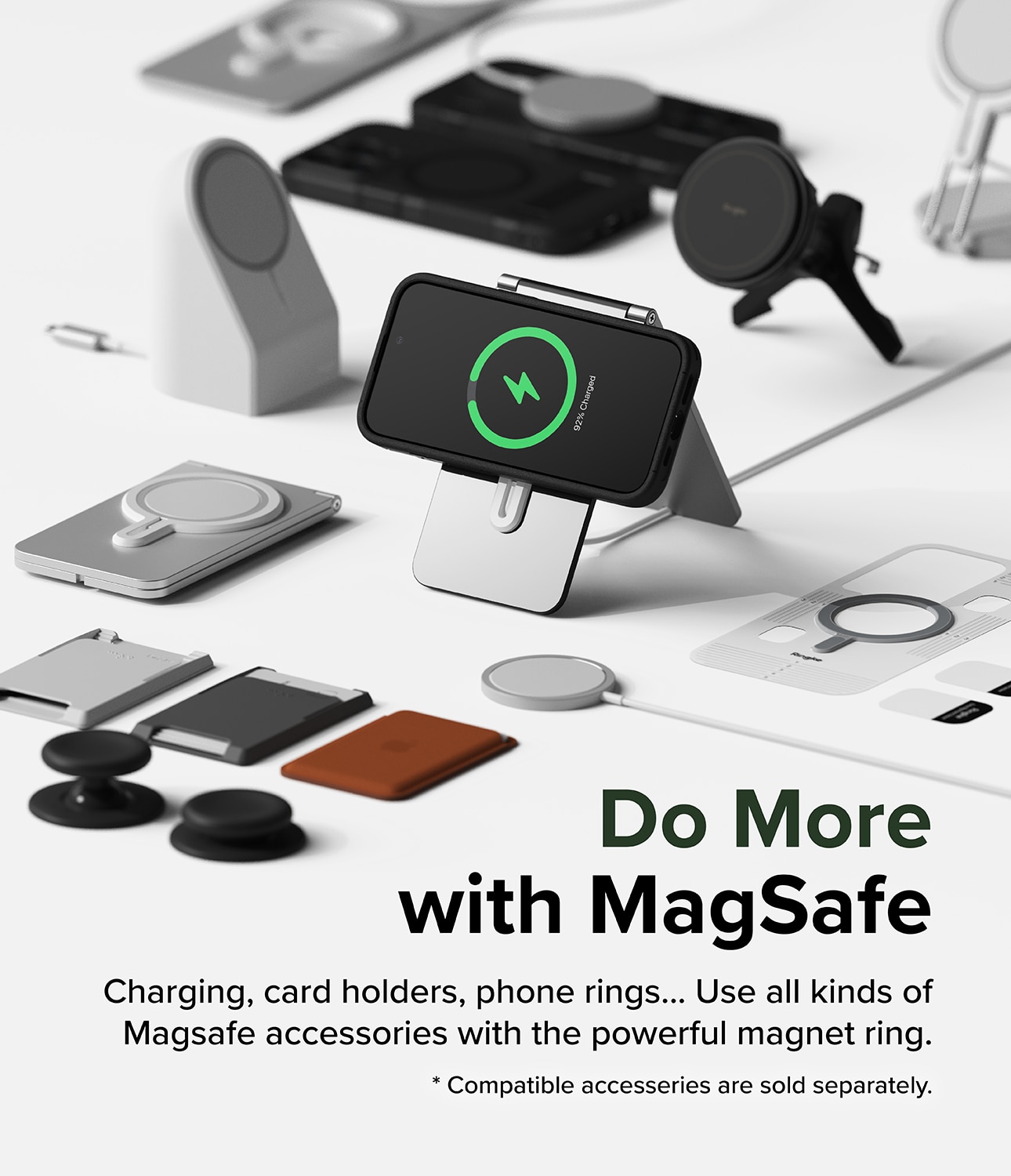 Alles Magnetic Coque iPhone 15 Pro Max, noir