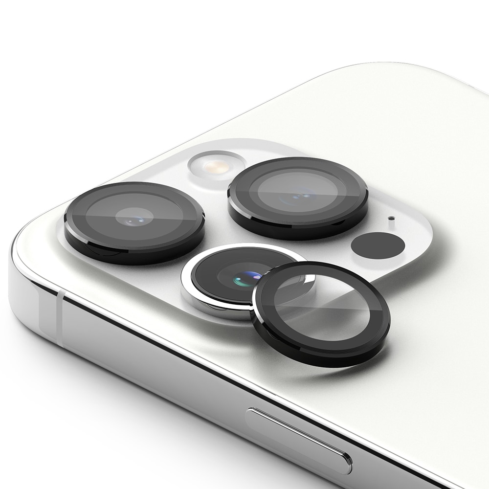 Camera Lens Frame Glass iPhone 15 Pro Max Noir