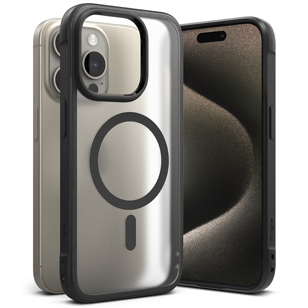 Coque Fusion Bold Magnetic MagSafe iPhone 15 Pro Max, Matte Black