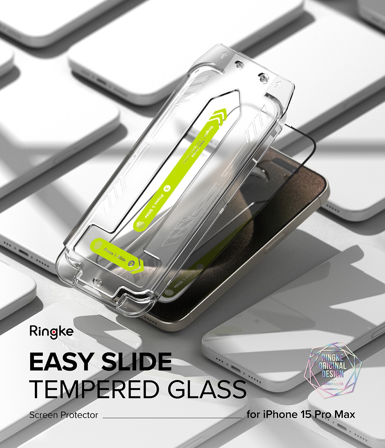 Easy Slide Glass (2 pièces) iPhone 15 Pro Max