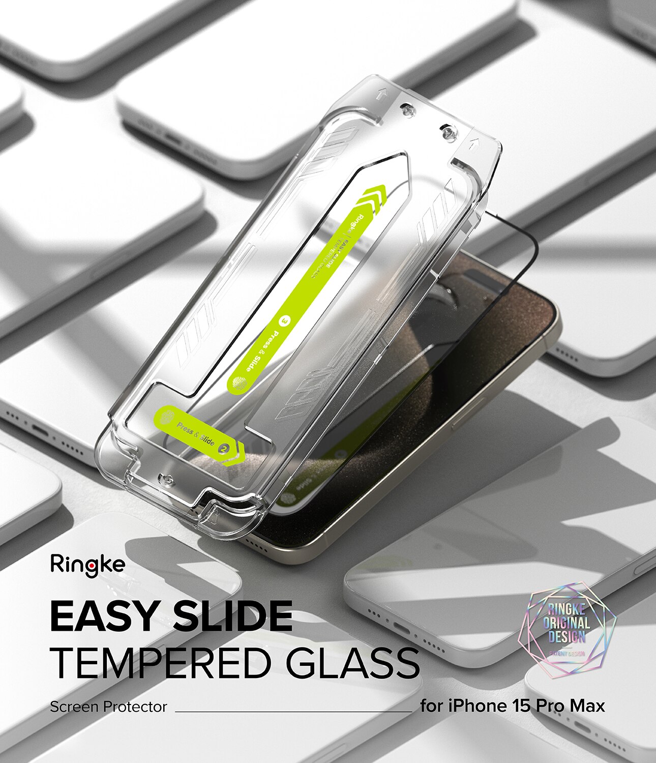 Easy Slide Glass (2 pezzi) iPhone 15 Pro Max